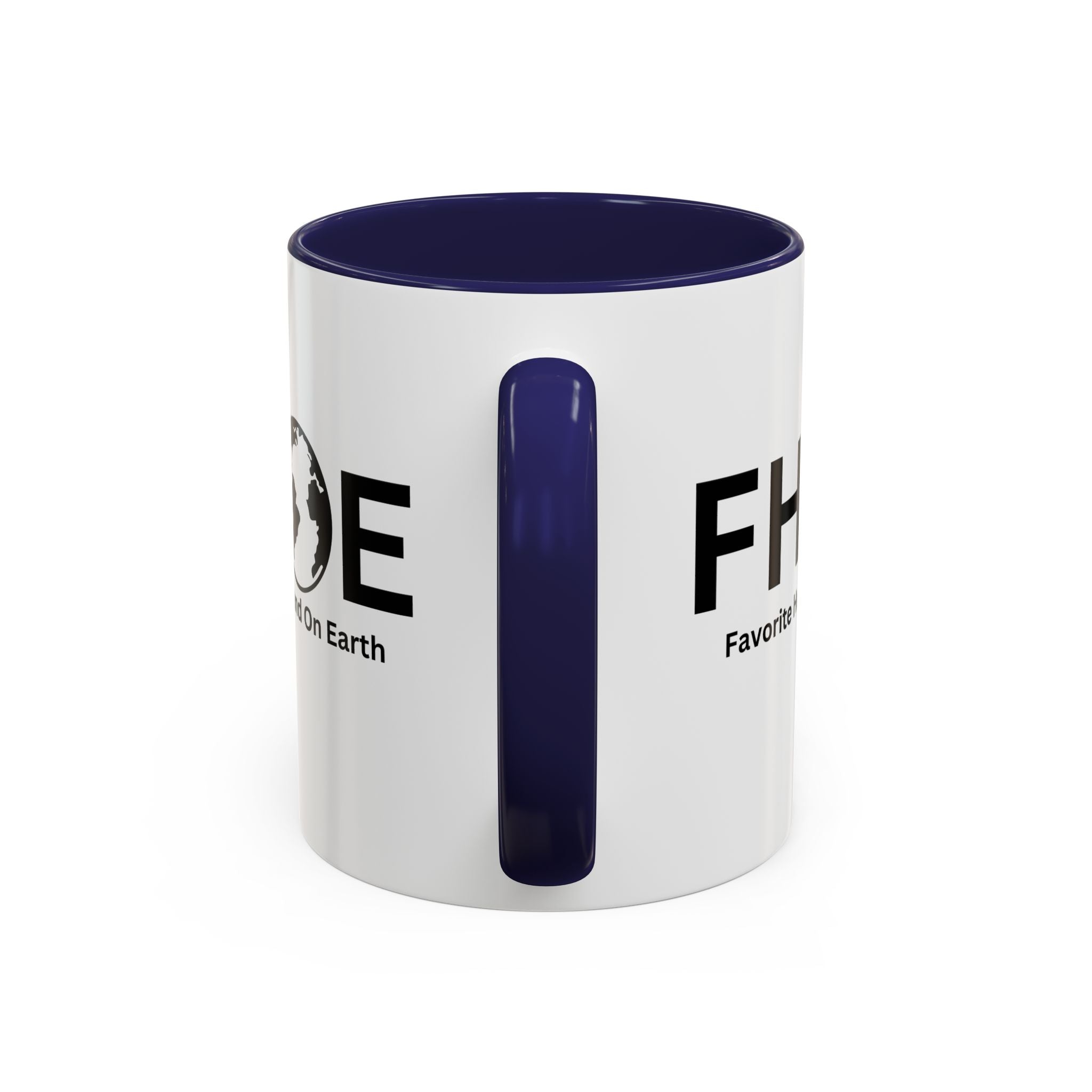 Favorite Husband On Earth (FHOE) Accent Coffee Mug (11oz, 15oz)