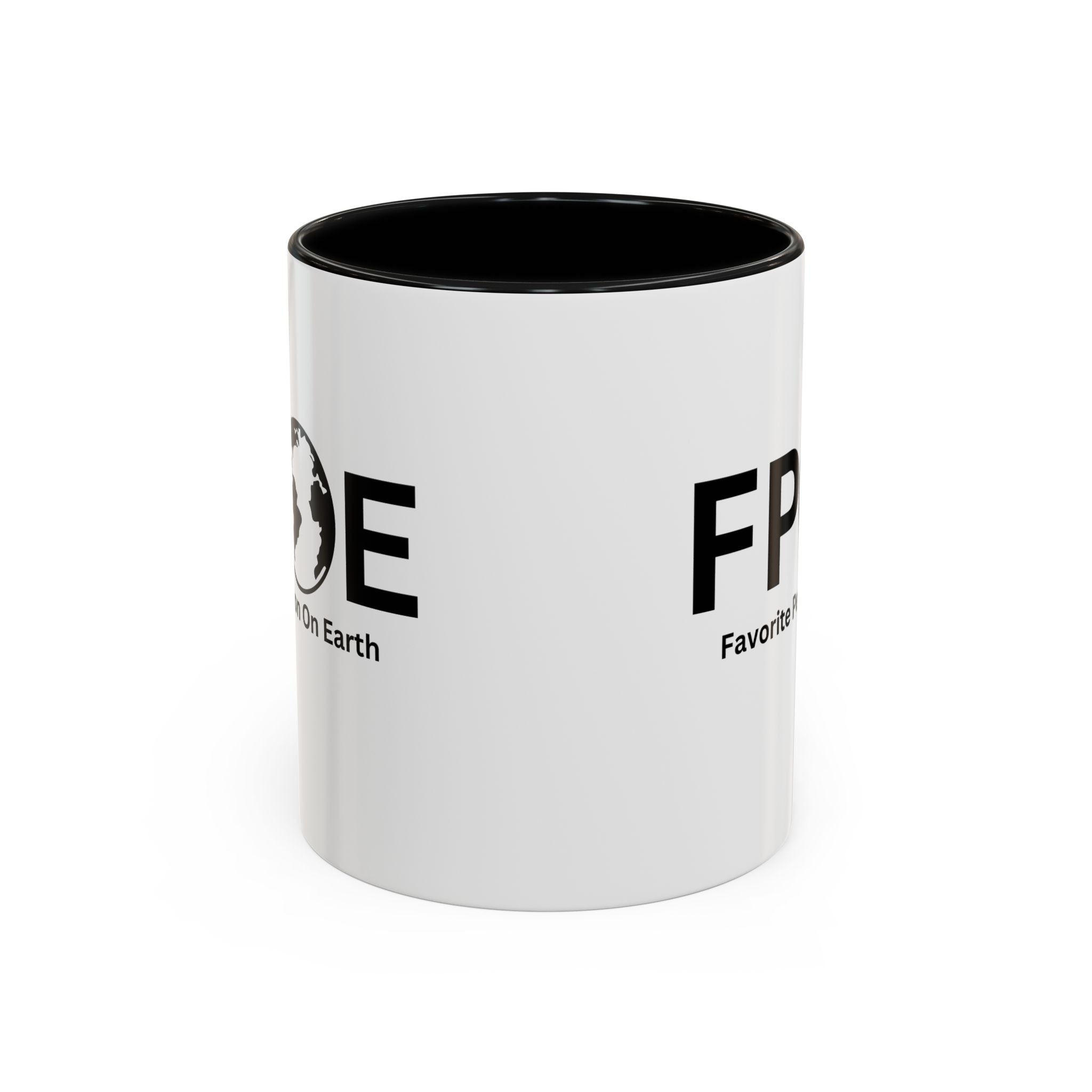 Favorite Person On Earth (FPOE) Accent Coffee Mug (11oz, 15oz)