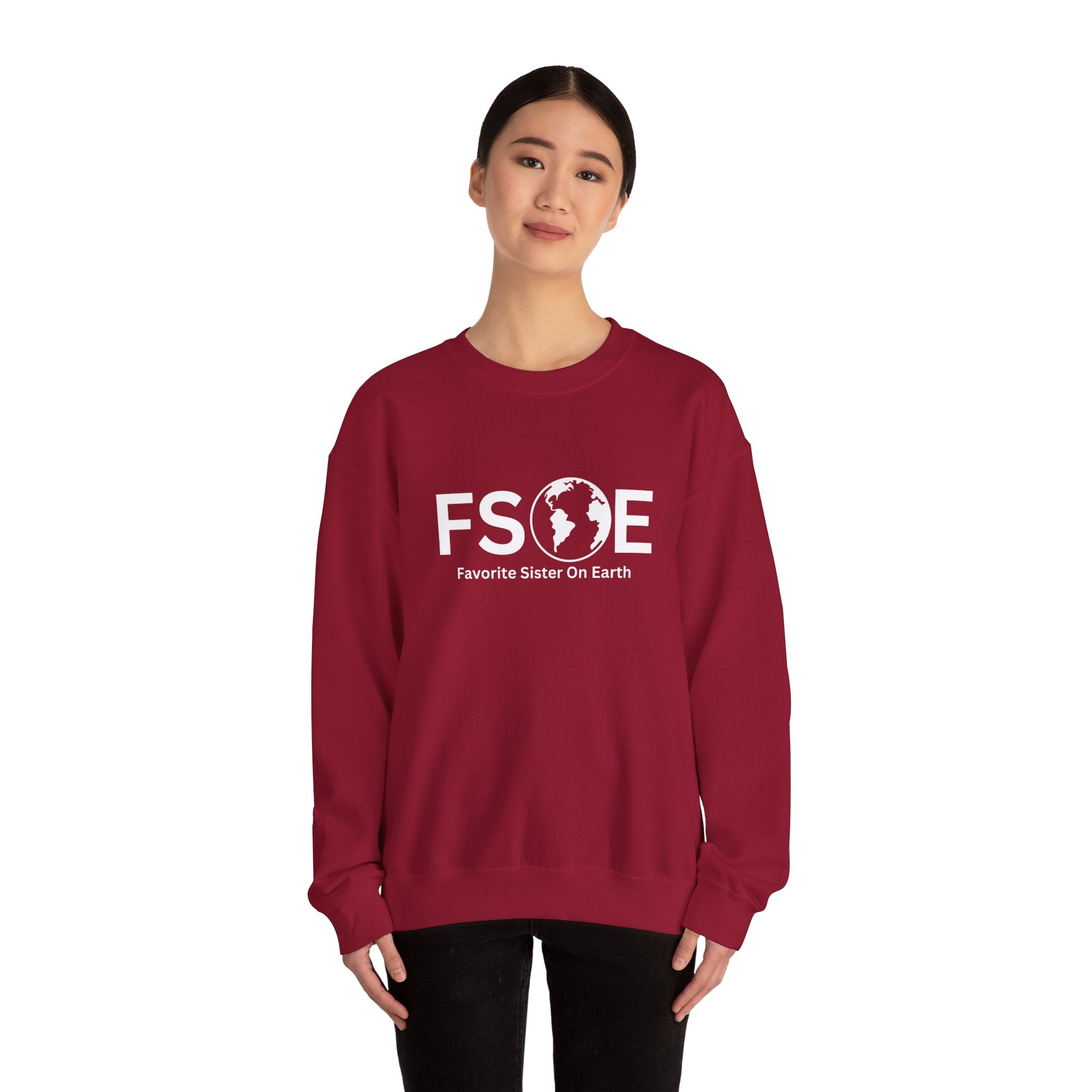 Favorite Sister On Earth Sweatshirt - (FSOE) Unisex Heavy Blend Crewneck