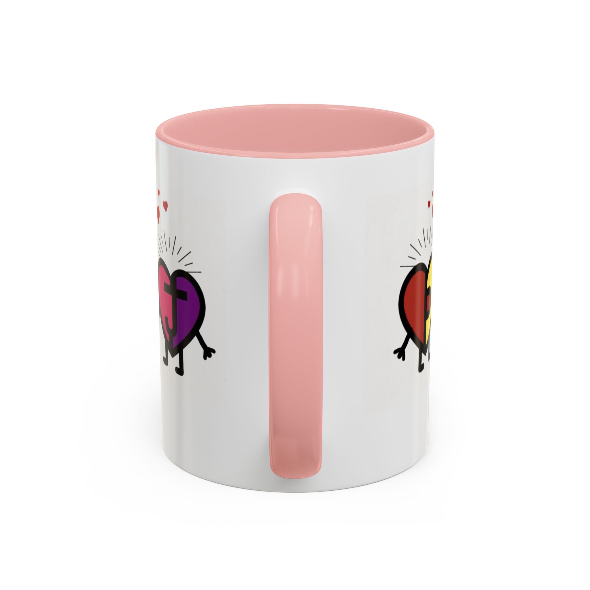 PJ & Joy Passionoy Mascots Accent Coffee Mug (11, 15oz)