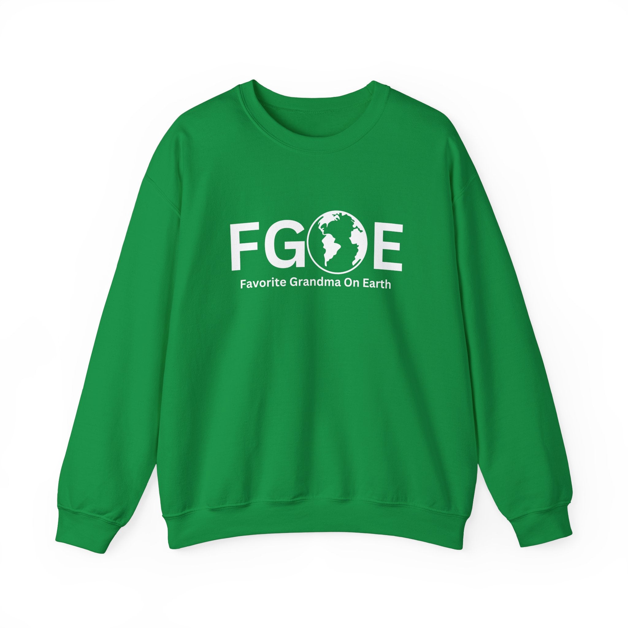Favorite Grandma On Earth (FGOE) Unisex Heavy Blend Crewneck Sweatshirt - Cozy and Ethical Sweatshirt for All Seasons