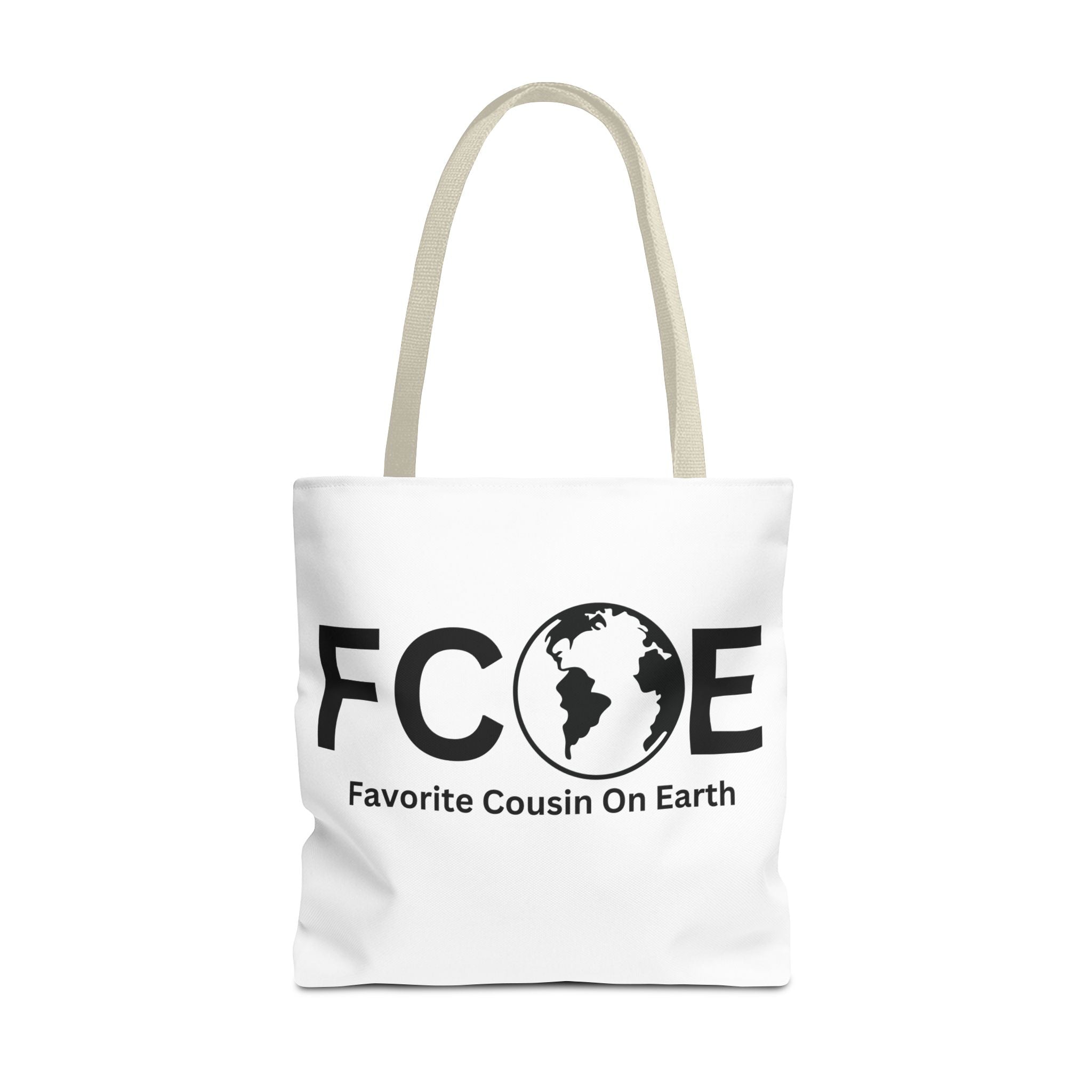 Favorite Cousin On Earth (FCOE) Tote Bag - Custom Printed Stylish and Functional Tote