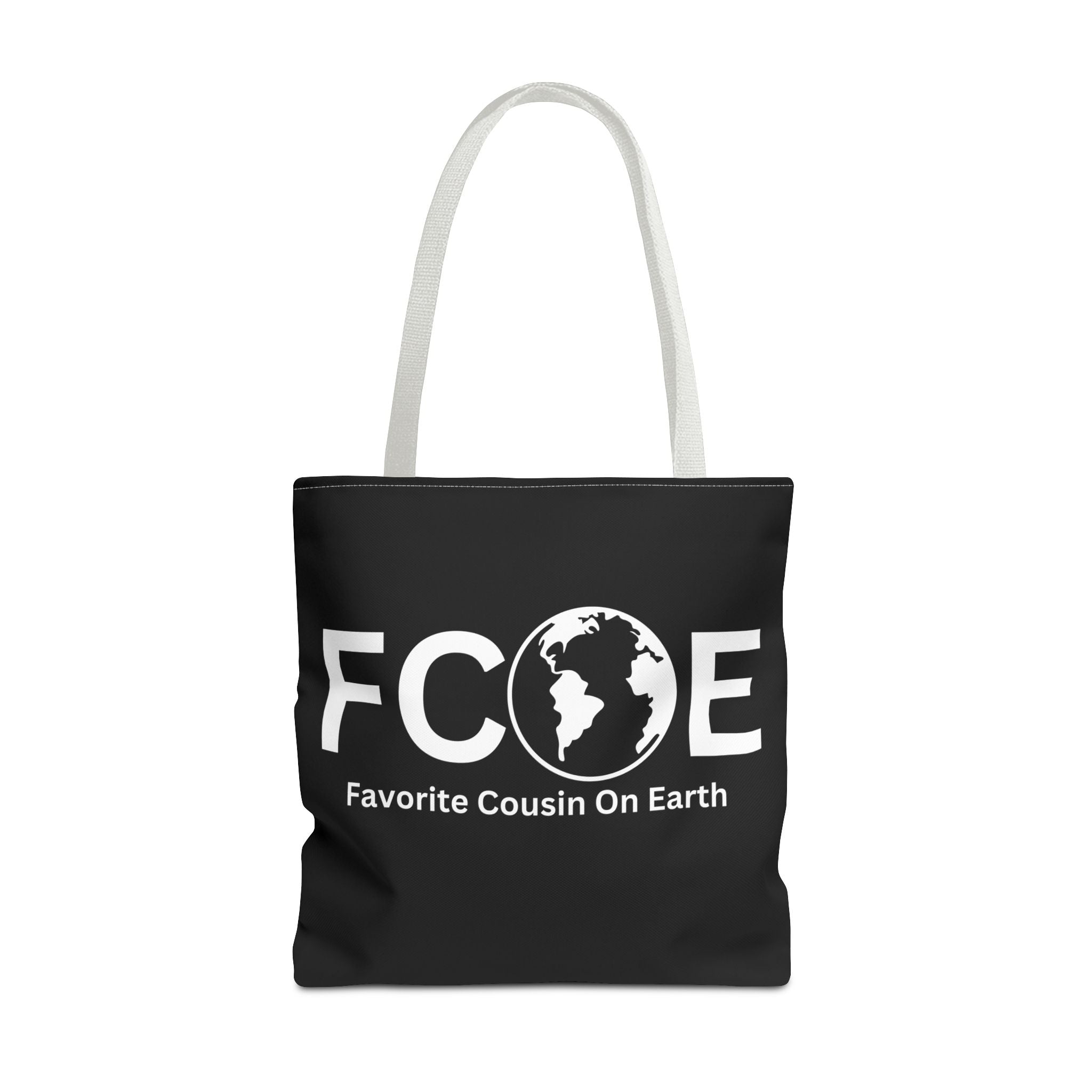 Favorite Cousin On Earth (FCOE) Tote Bag - Custom Printed Stylish and Functional Tote