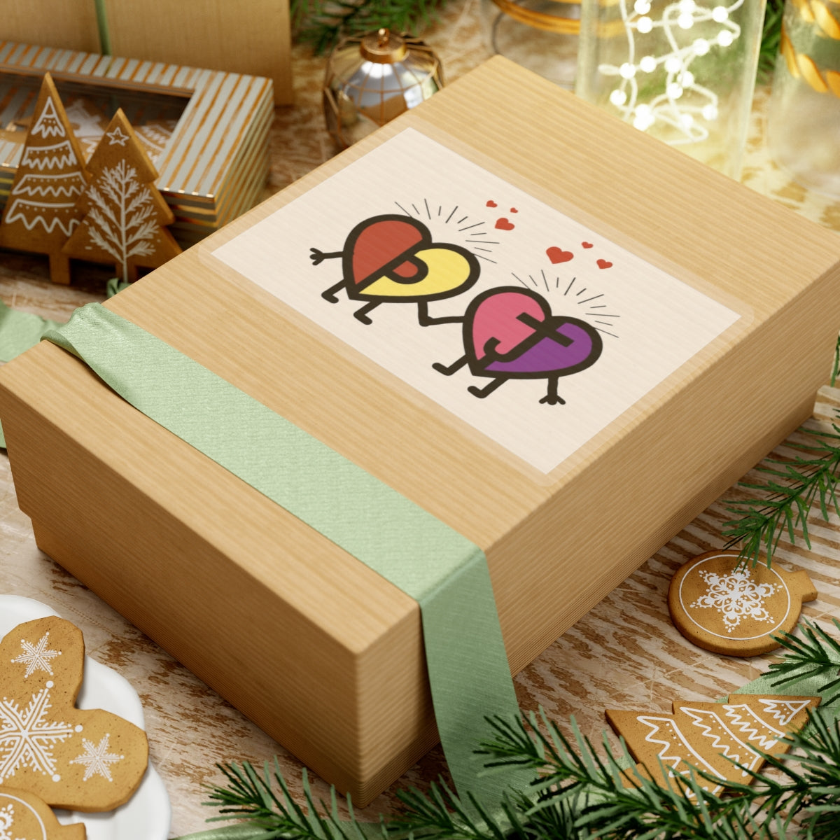 PJ & Joy Passionoy Mascots Kiss-Cut Stickers - Custom Vinyl Stickers for Creative Decor