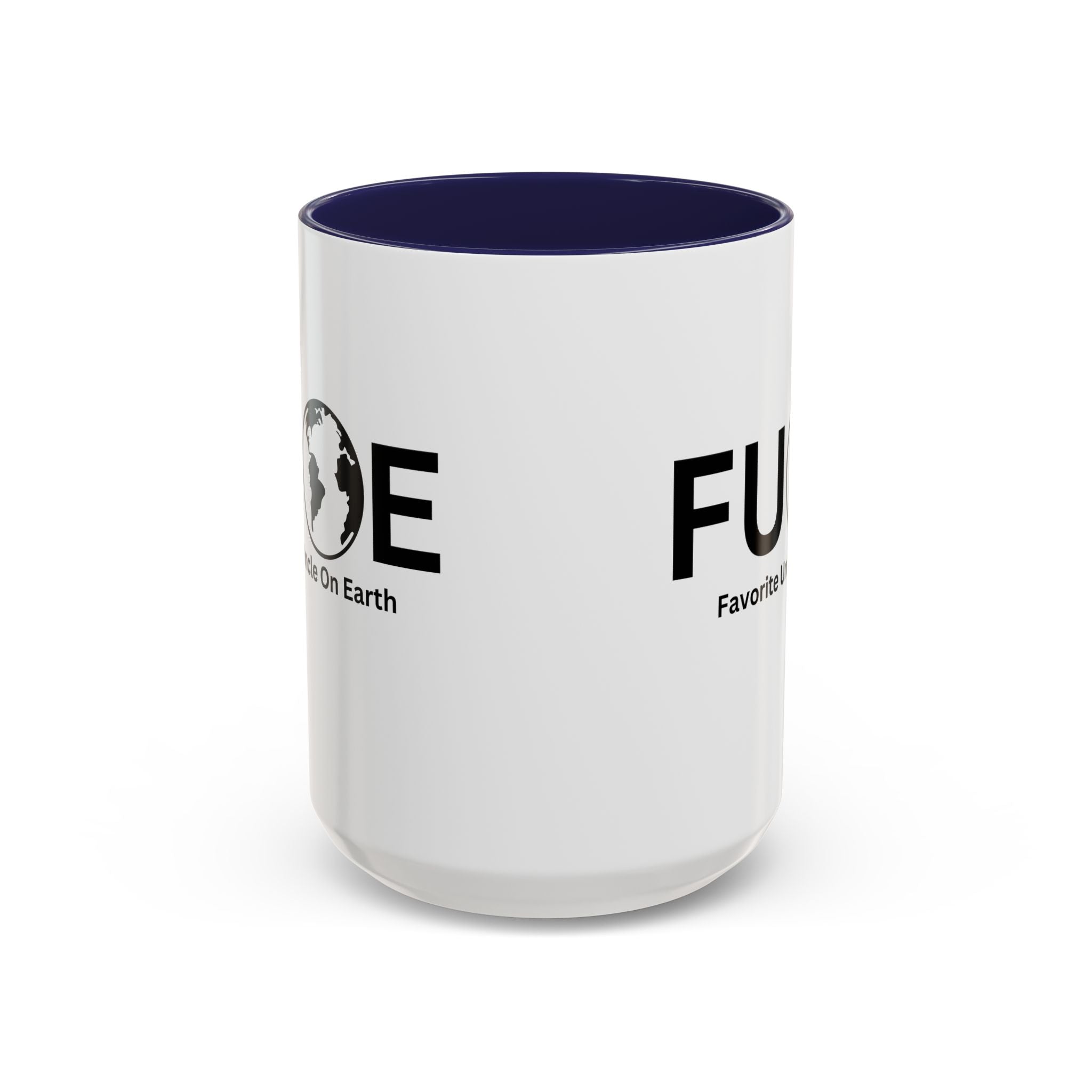 Favorite Uncle On Earth (FUOE) Accent Coffee Mug (11oz, 15oz)