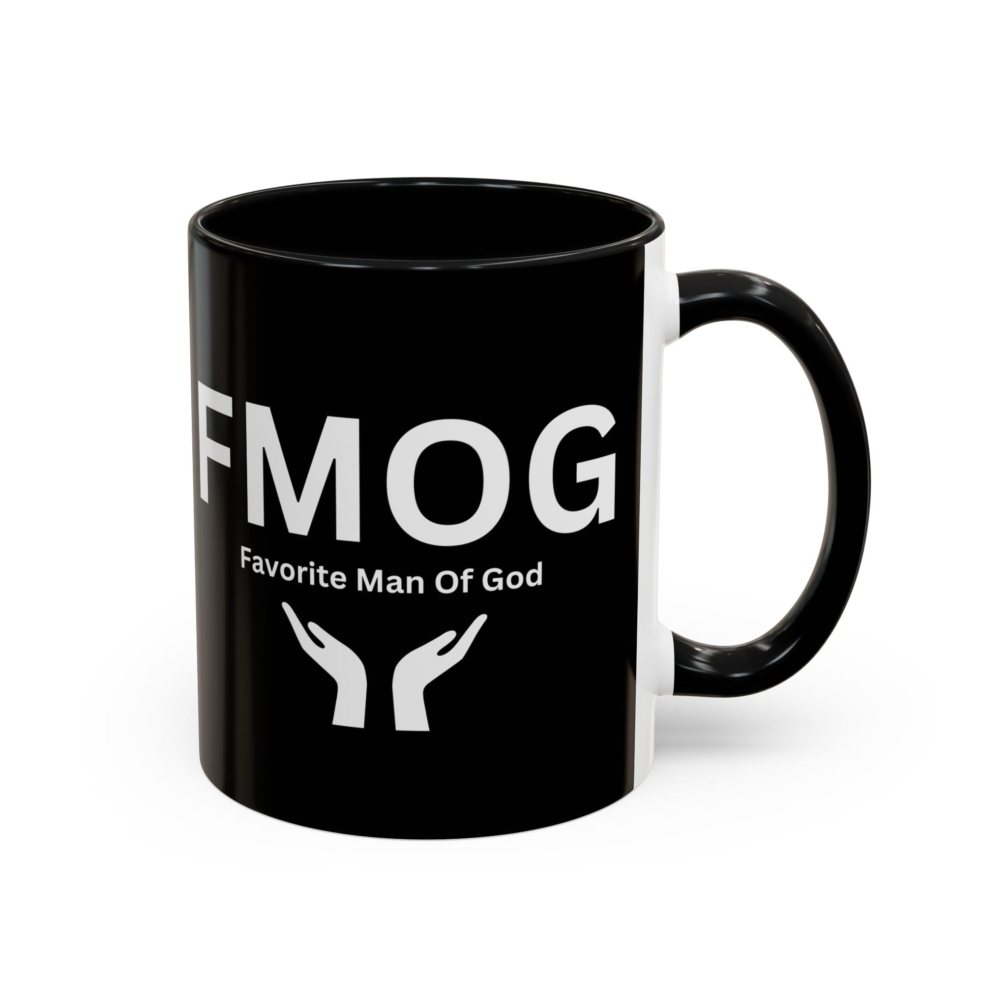 Favorite Man of God (FMOG) Accent Coffee Mug (11, 15oz)