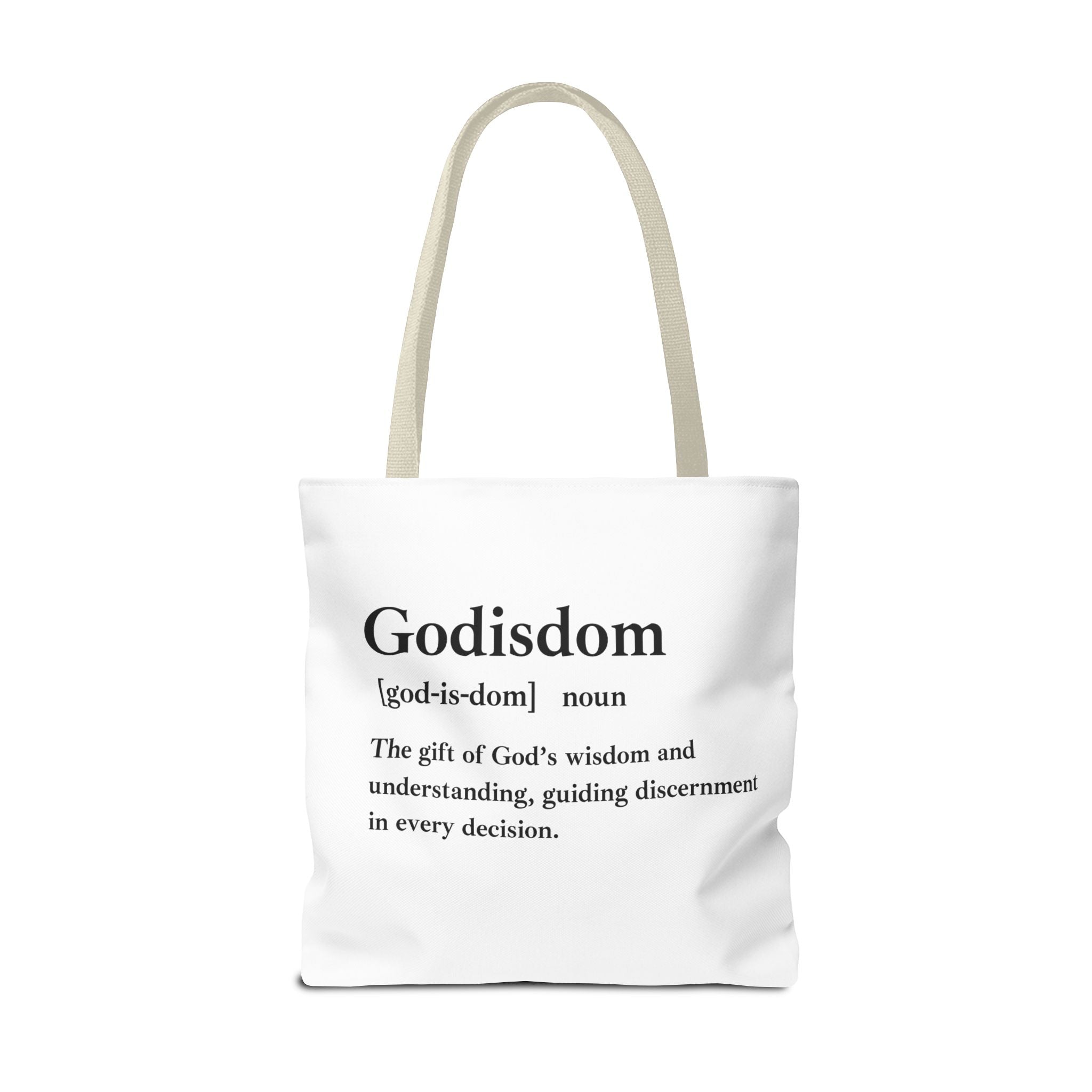 Godisdom Tote Bag - Custom Printed Stylish and Functional Tote