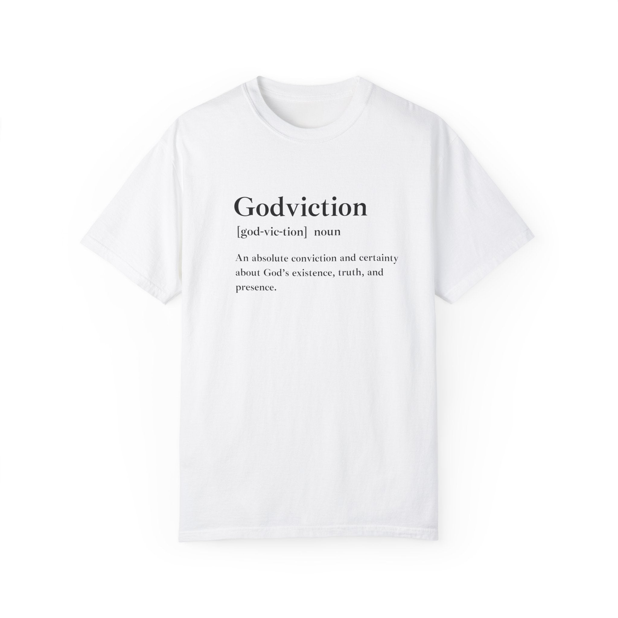 Godviction Unisex Garment-Dyed T-Shirt – Comfort Colors 1717
