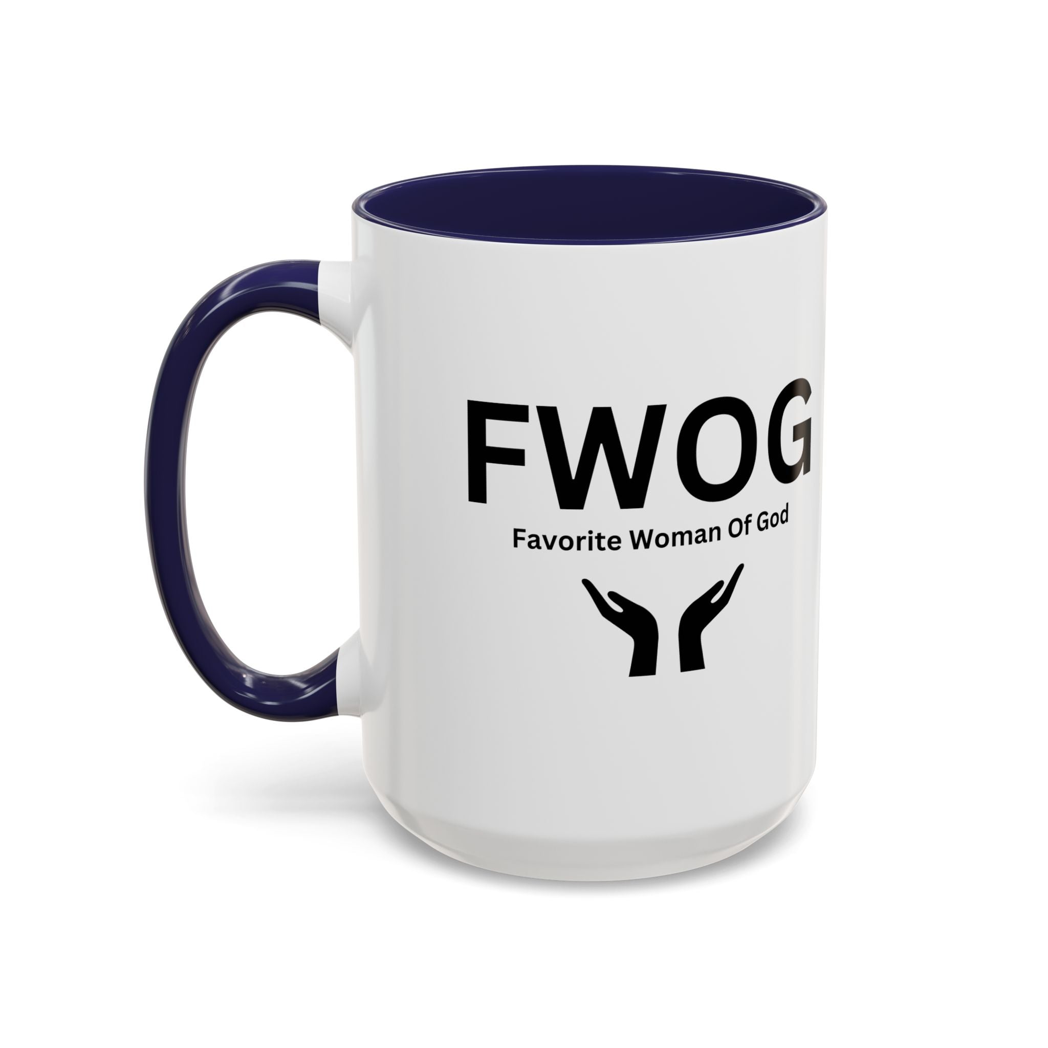 Favorite Woman of God (FWOG) Accent Coffee Mug (11, 15oz)