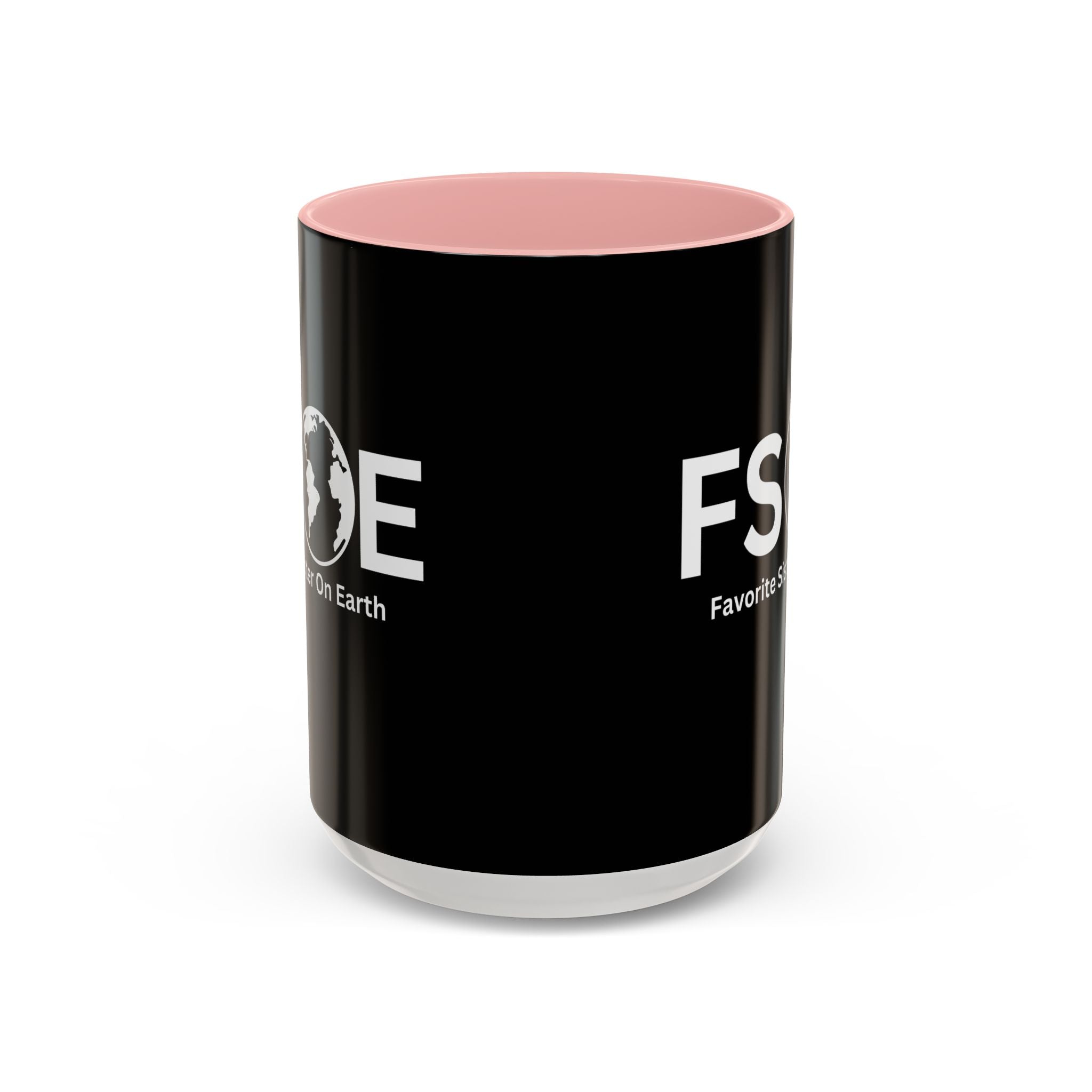 Favorite Sister On Earth (FSOE) Accent Coffee Mug (11oz, 15oz)