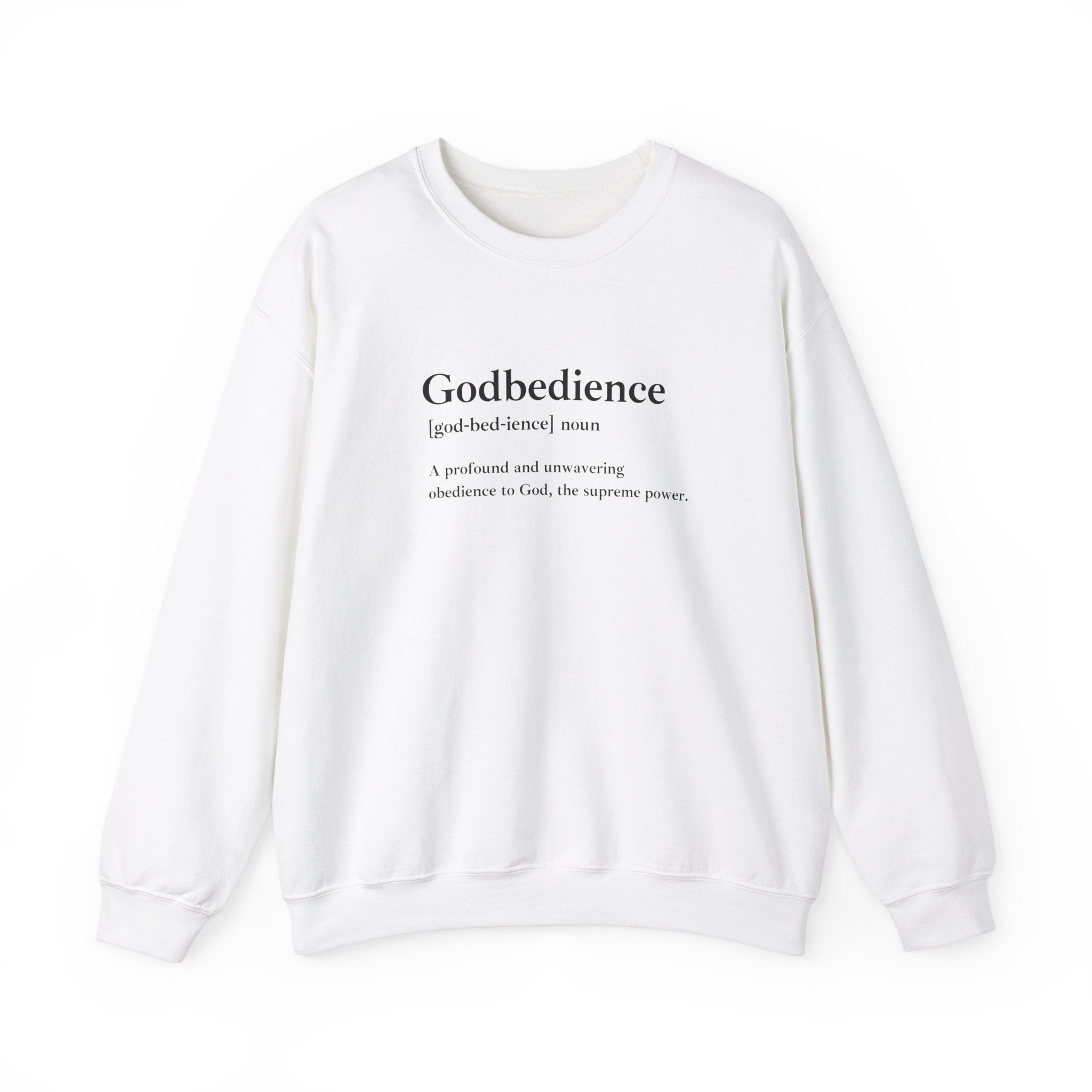 Godbedience Unisex Heavy Blend™ Crewneck Sweatshirt