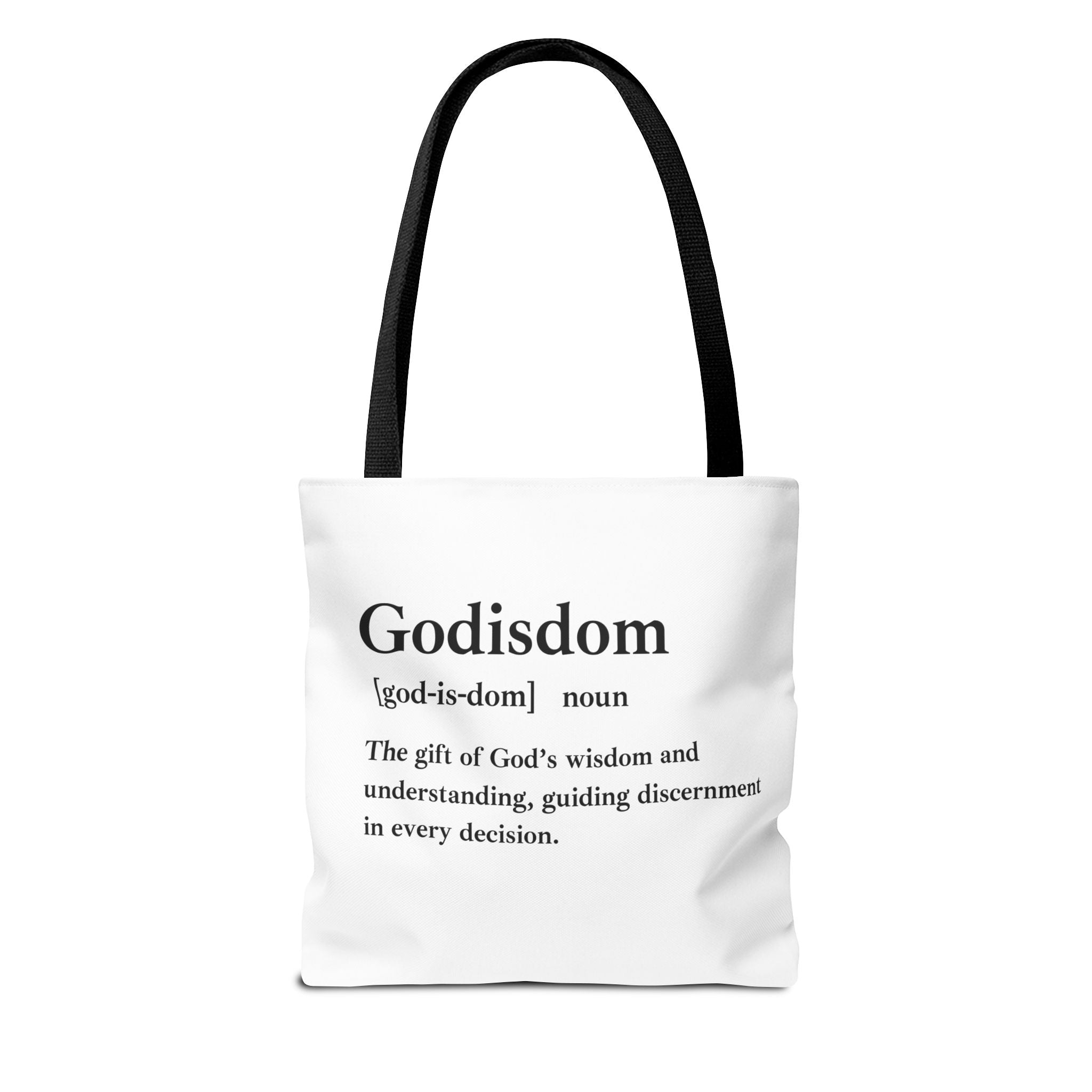 Godisdom Tote Bag - Custom Printed Stylish and Functional Tote
