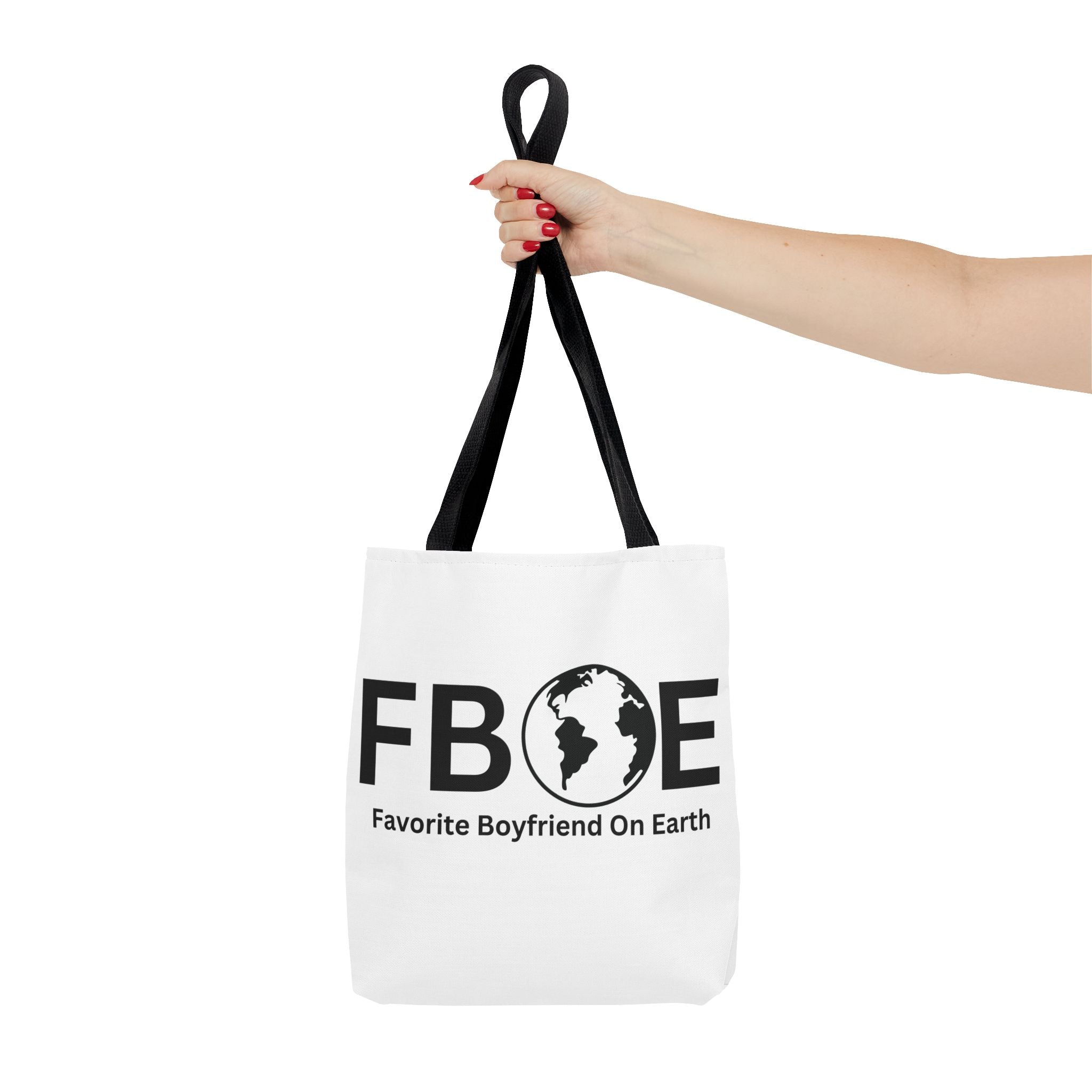 Favorite Boyfriend On Earth (FBOE) Tote Bag - Custom Printed Stylish and Functional Tote