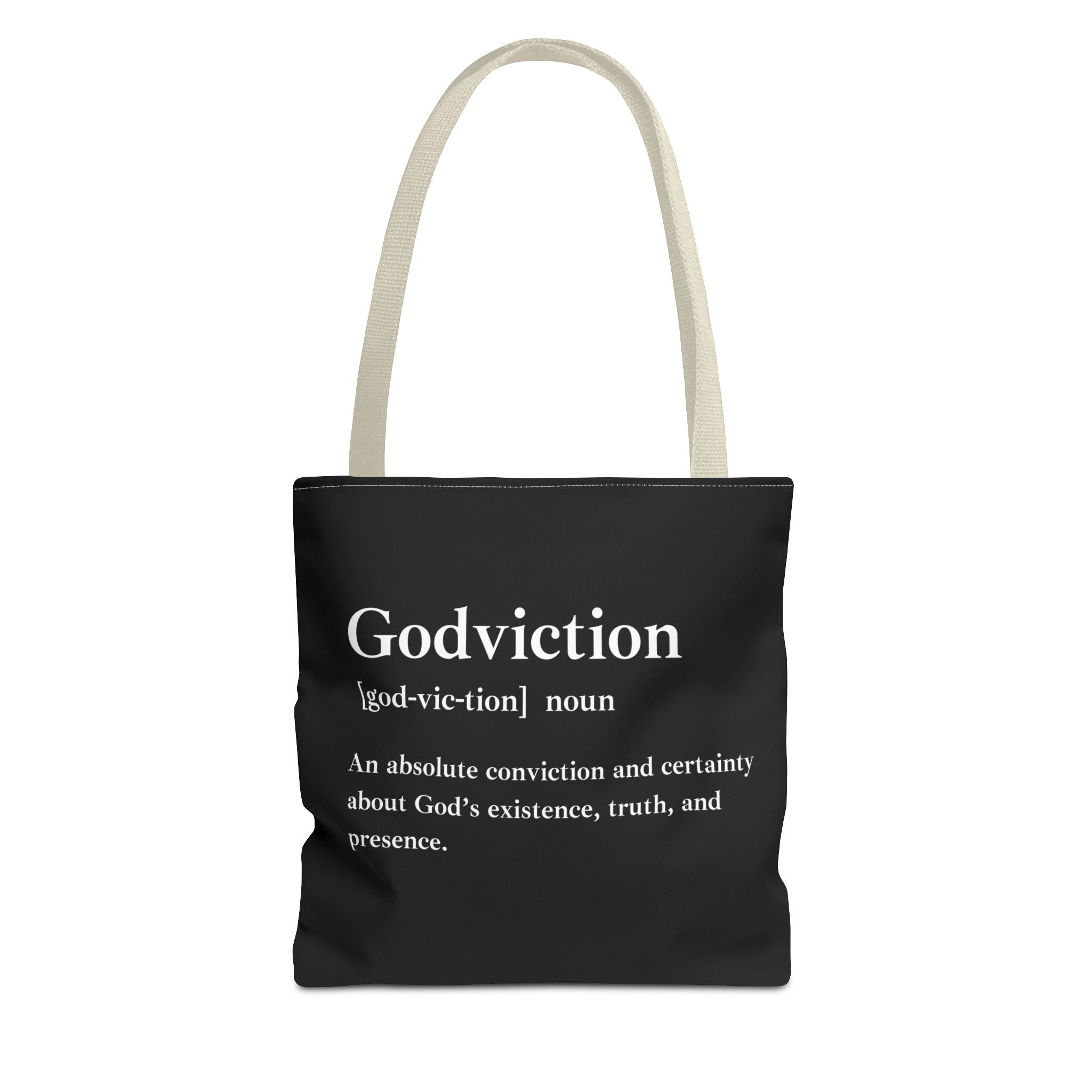 Godviction Tote Bag - Custom Printed Stylish and Functional Tote