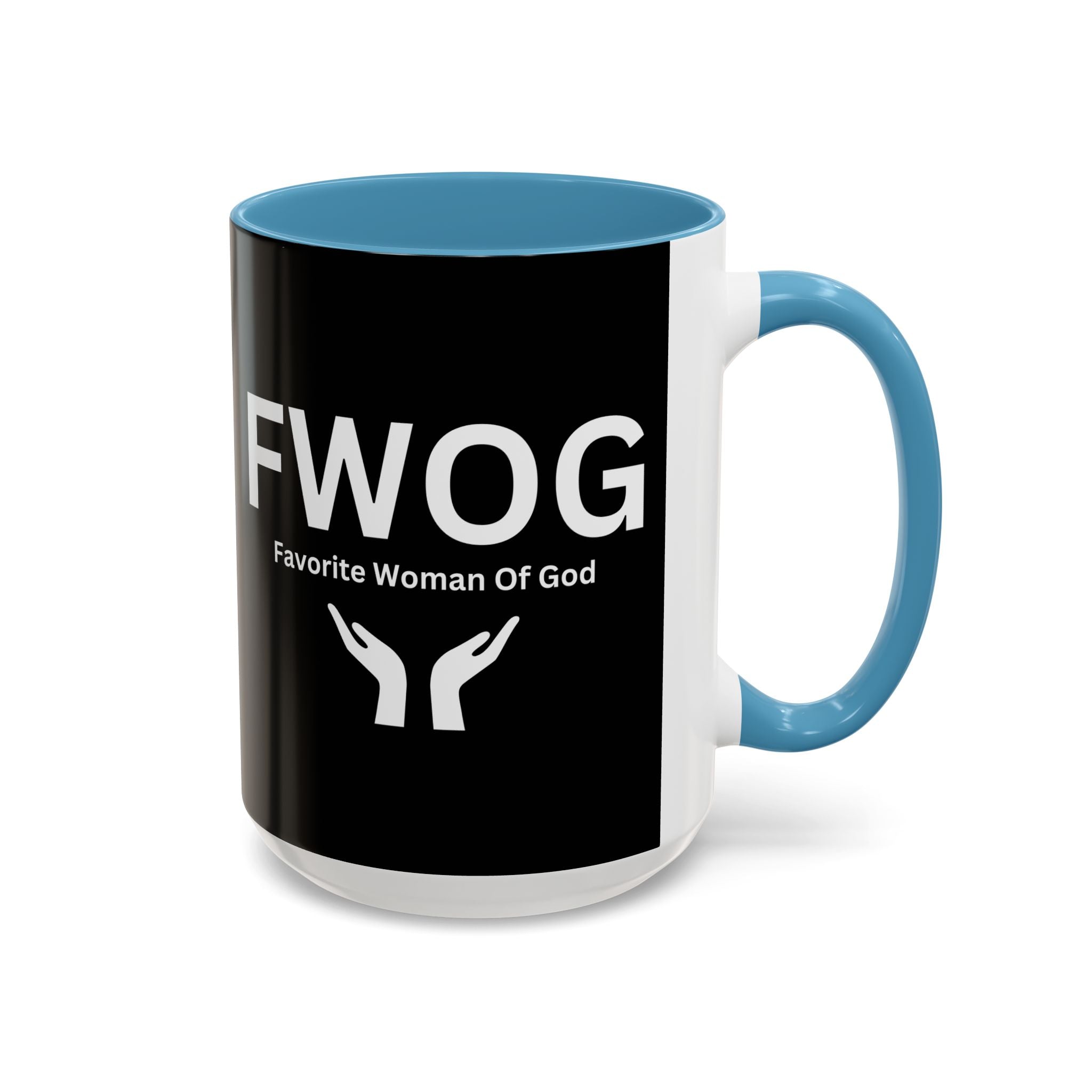 Favorite Woman of God (FWOG) Accent Coffee Mug (11oz, 15oz)