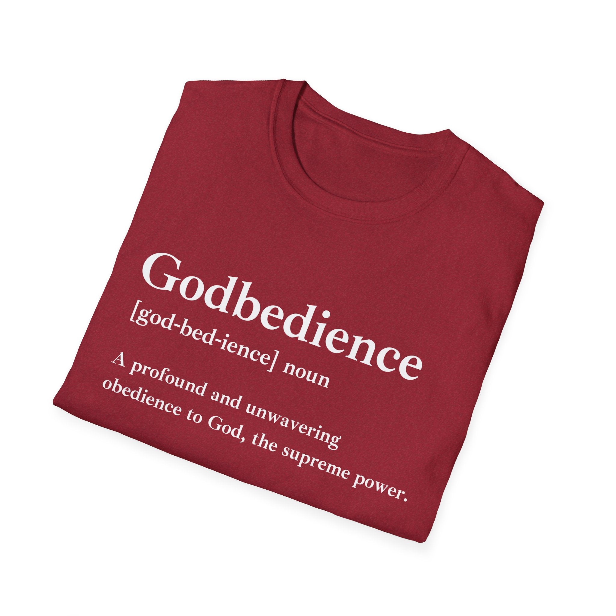 Godbedience Unisex Softstyle T-Shirt