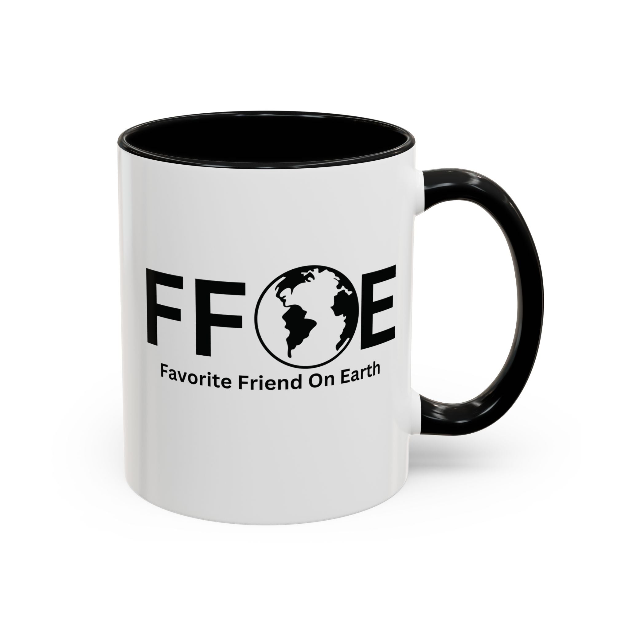 Favorite Friend On Earth (FFOE) Accent Coffee Mug (11oz, 15oz)
