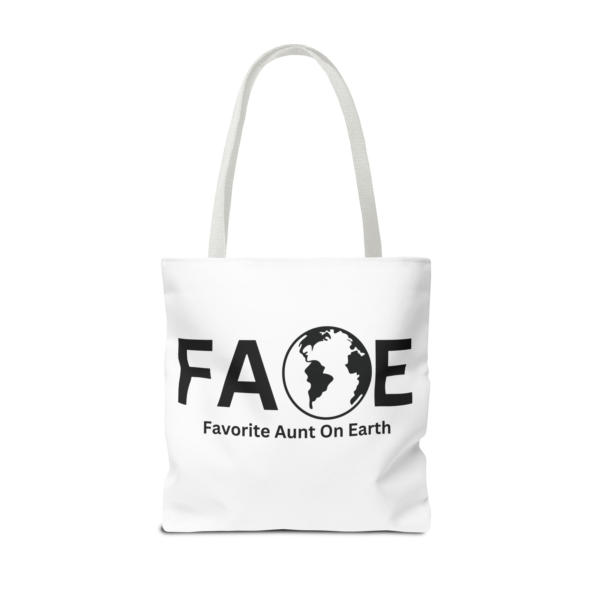 Favorite Aunt On Earth (FAOE) Tote Bag - Custom Printed Stylish and Functional Tote