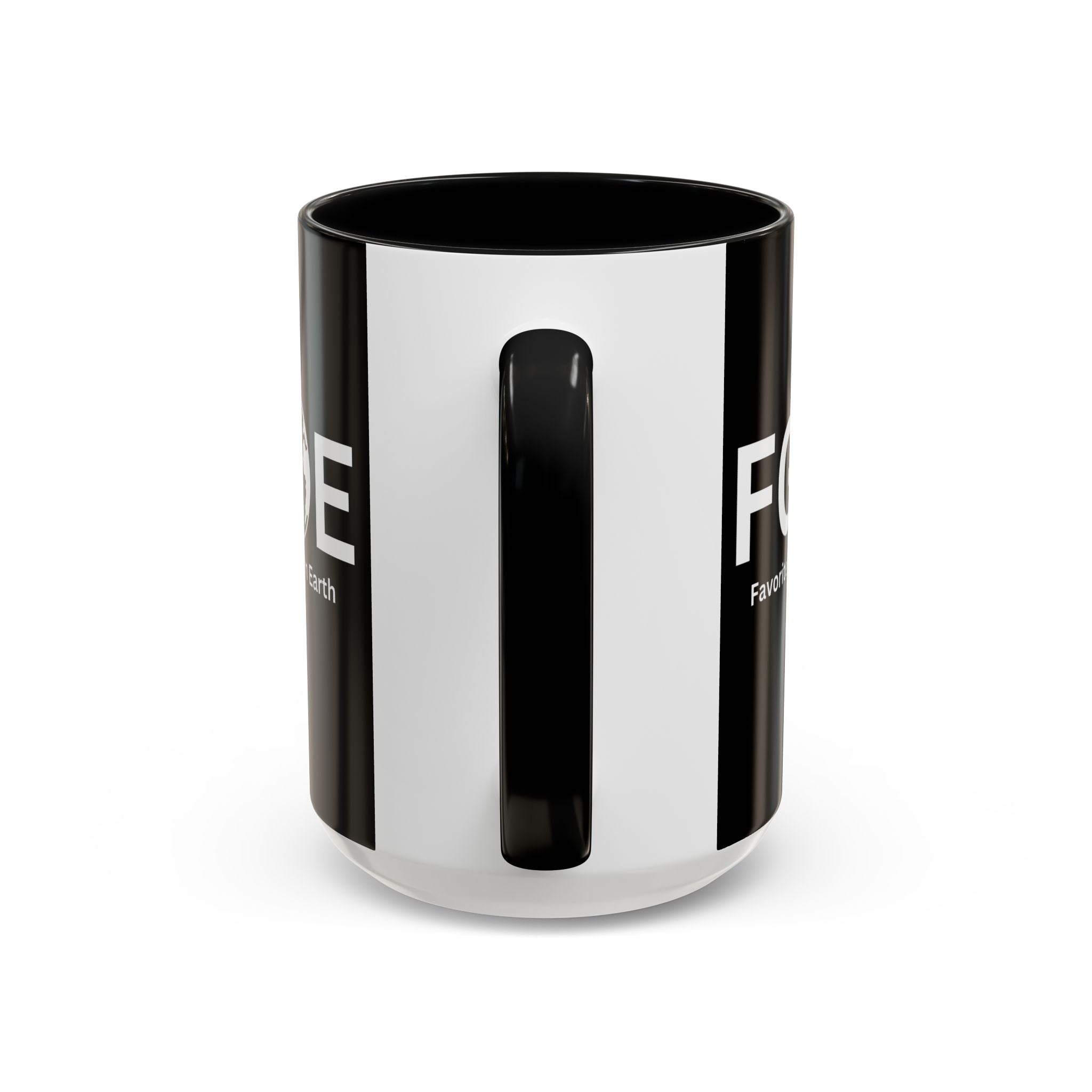 Favorite Grandpa On Earth (FGOE) Accent Coffee Mug (11oz, 15oz)