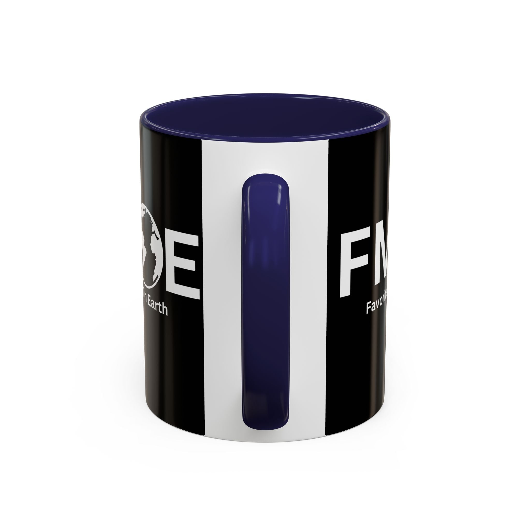 Favorite Mom On Earth (FMOE) Accent Coffee Mug (11oz, 15oz)