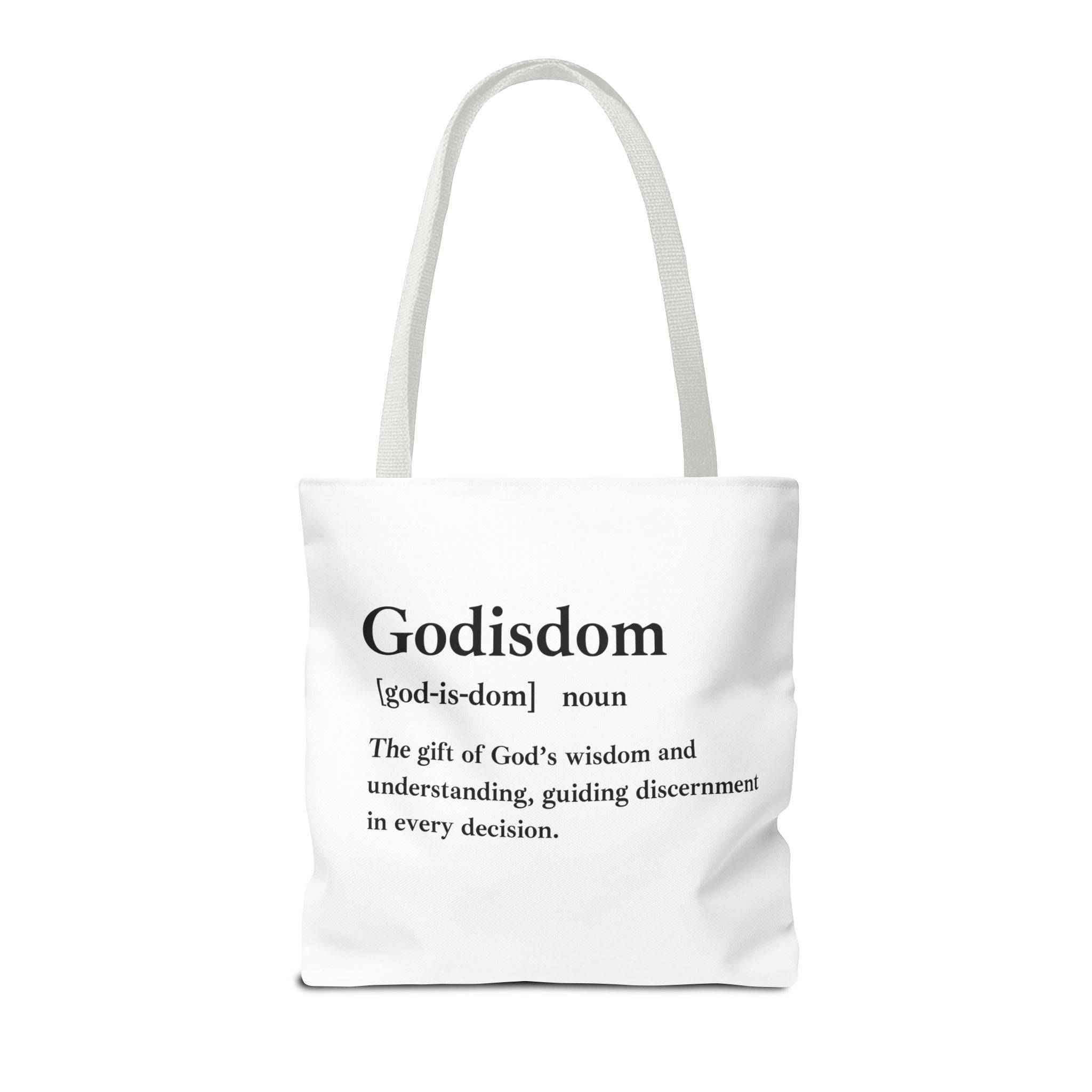 Godisdom Tote Bag - Custom Printed Stylish and Functional Tote