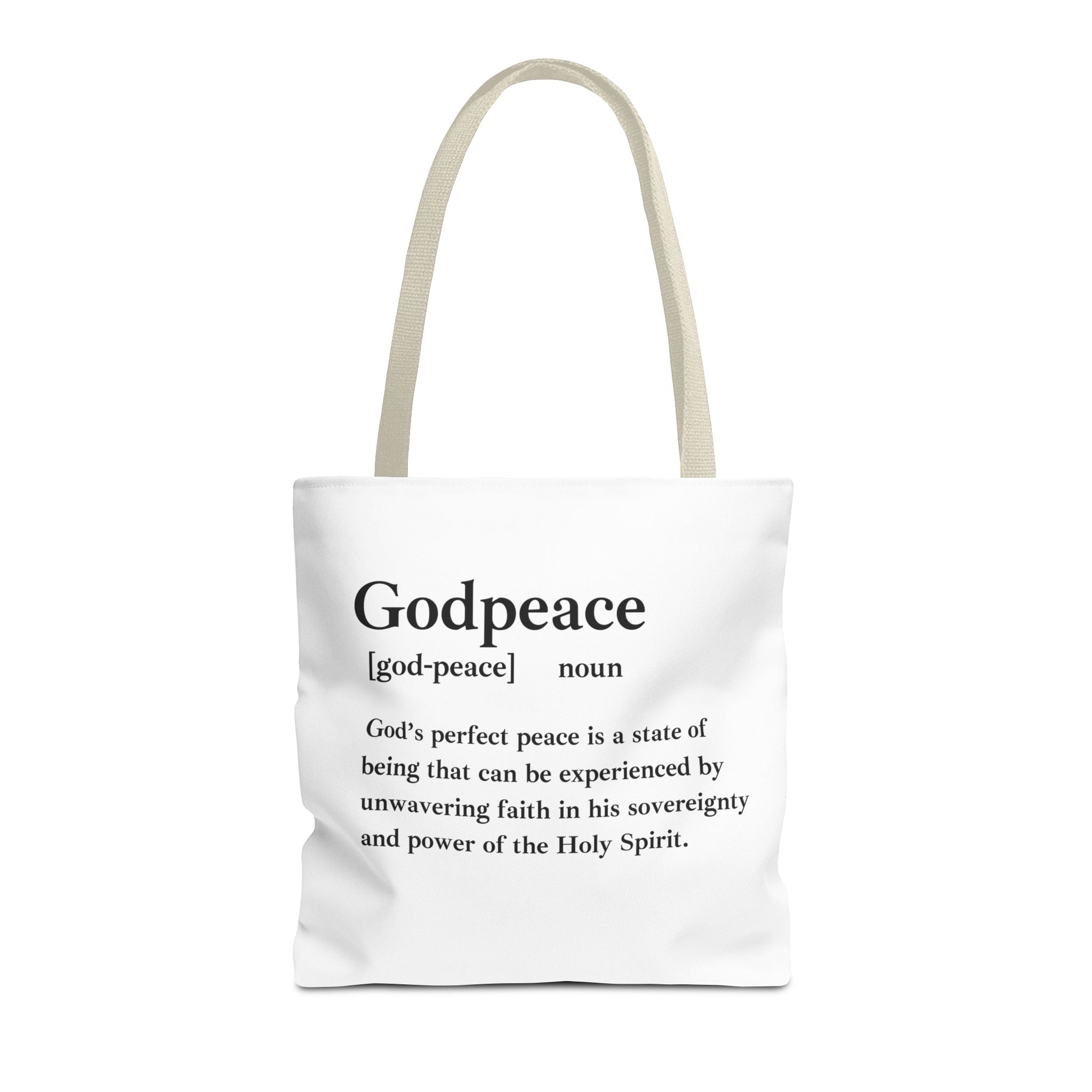 Godpeace Tote Bag - Custom Printed Stylish and Functional Tote