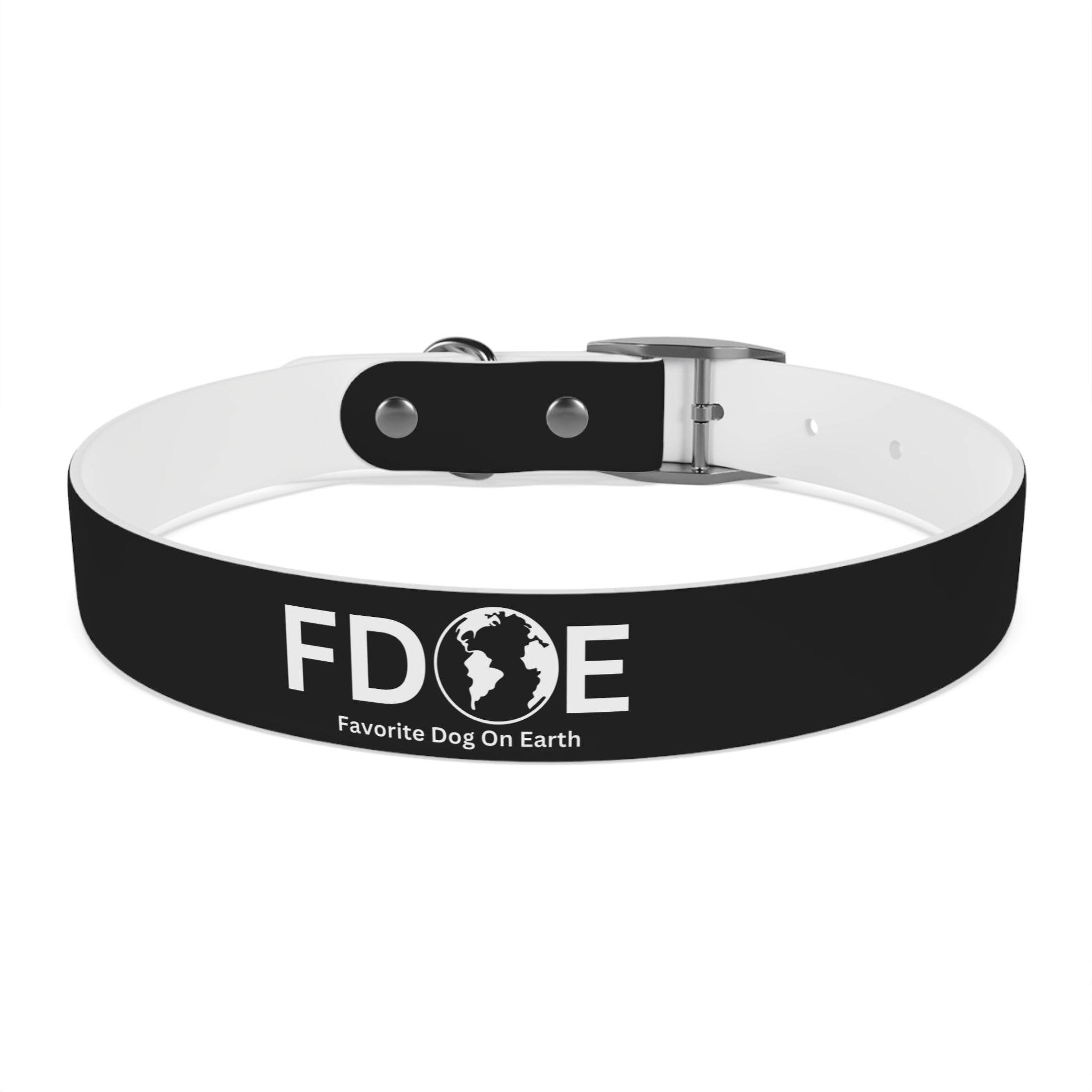 Favorite Dog On Earth (FDOE) Personalized Dog Collar - Customizable and Stylish Pet Accessory