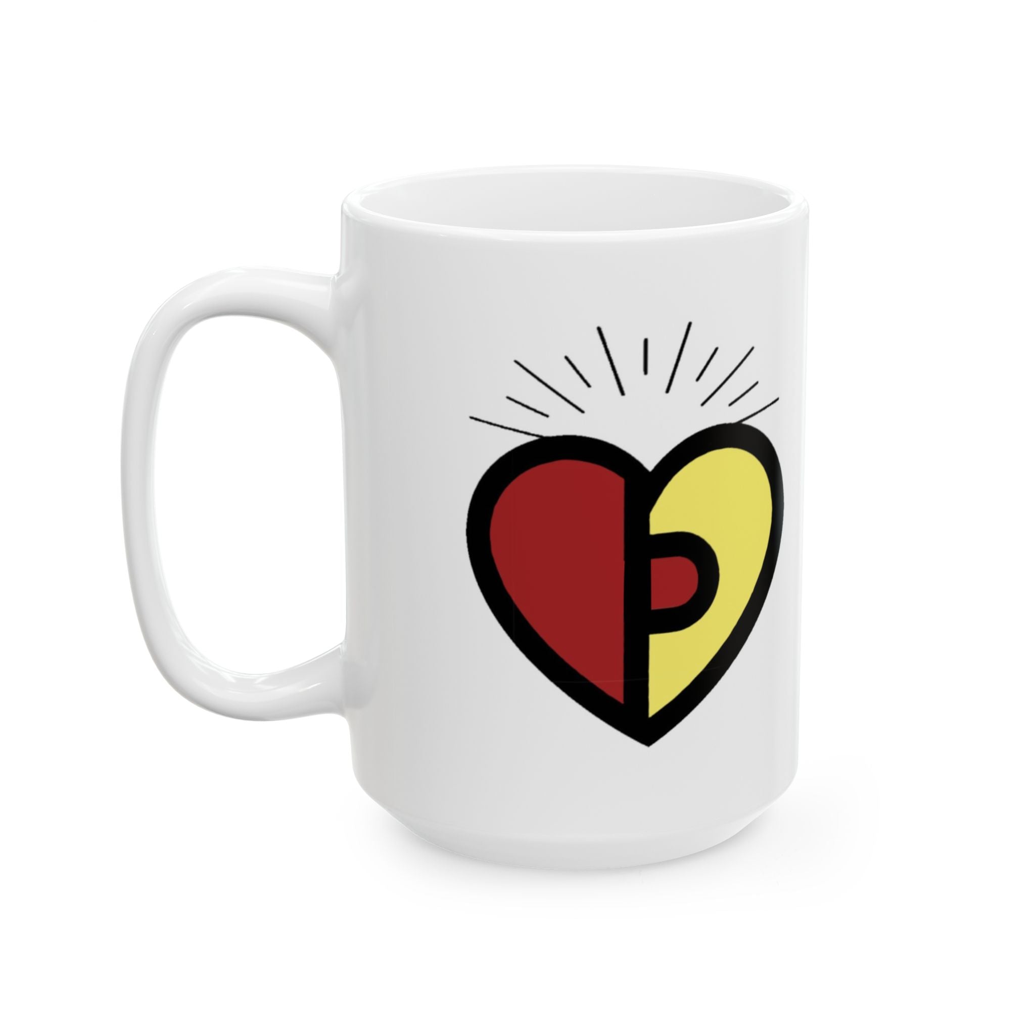 Passionoy Logo Accent Coffee Mug (11oz, 15oz)
