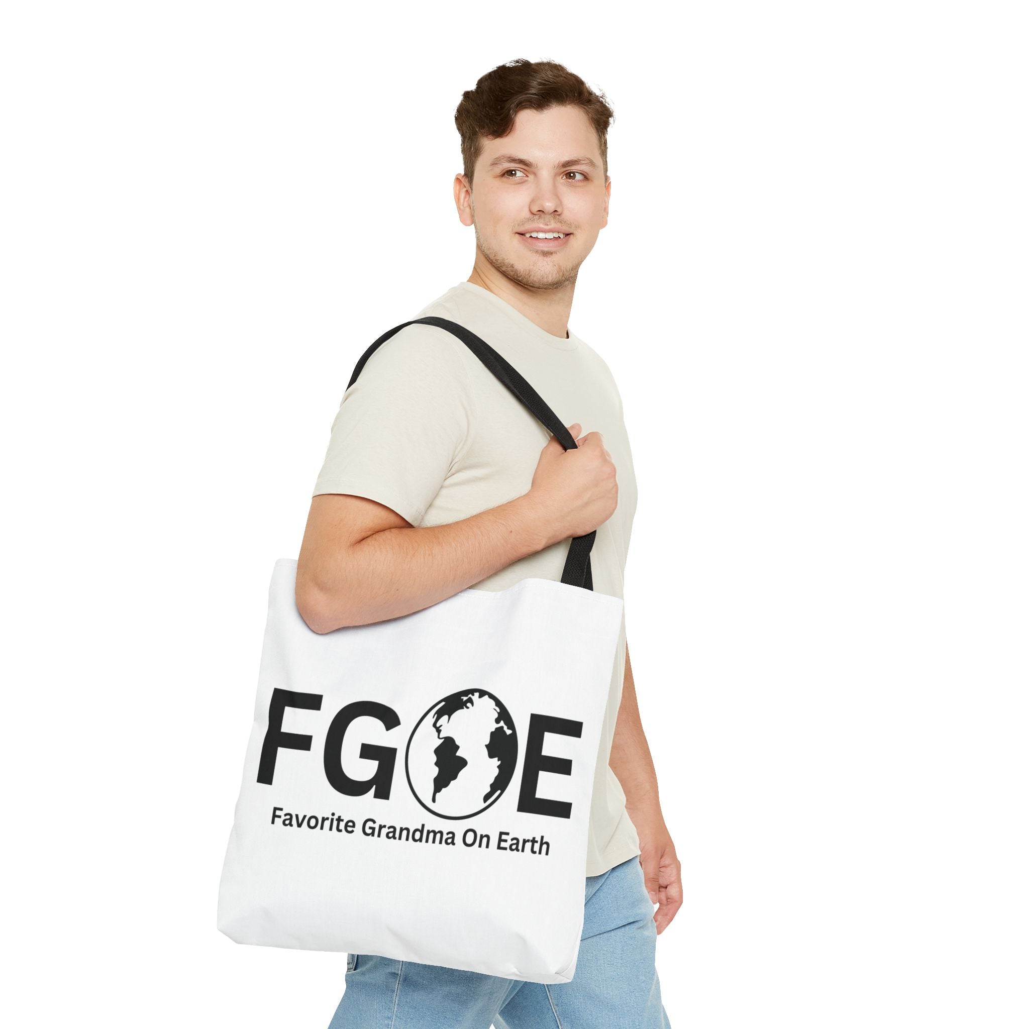 Favorite Grandma On Earth (FGOE) Tote Bag - Custom Printed Stylish and Functional Tote