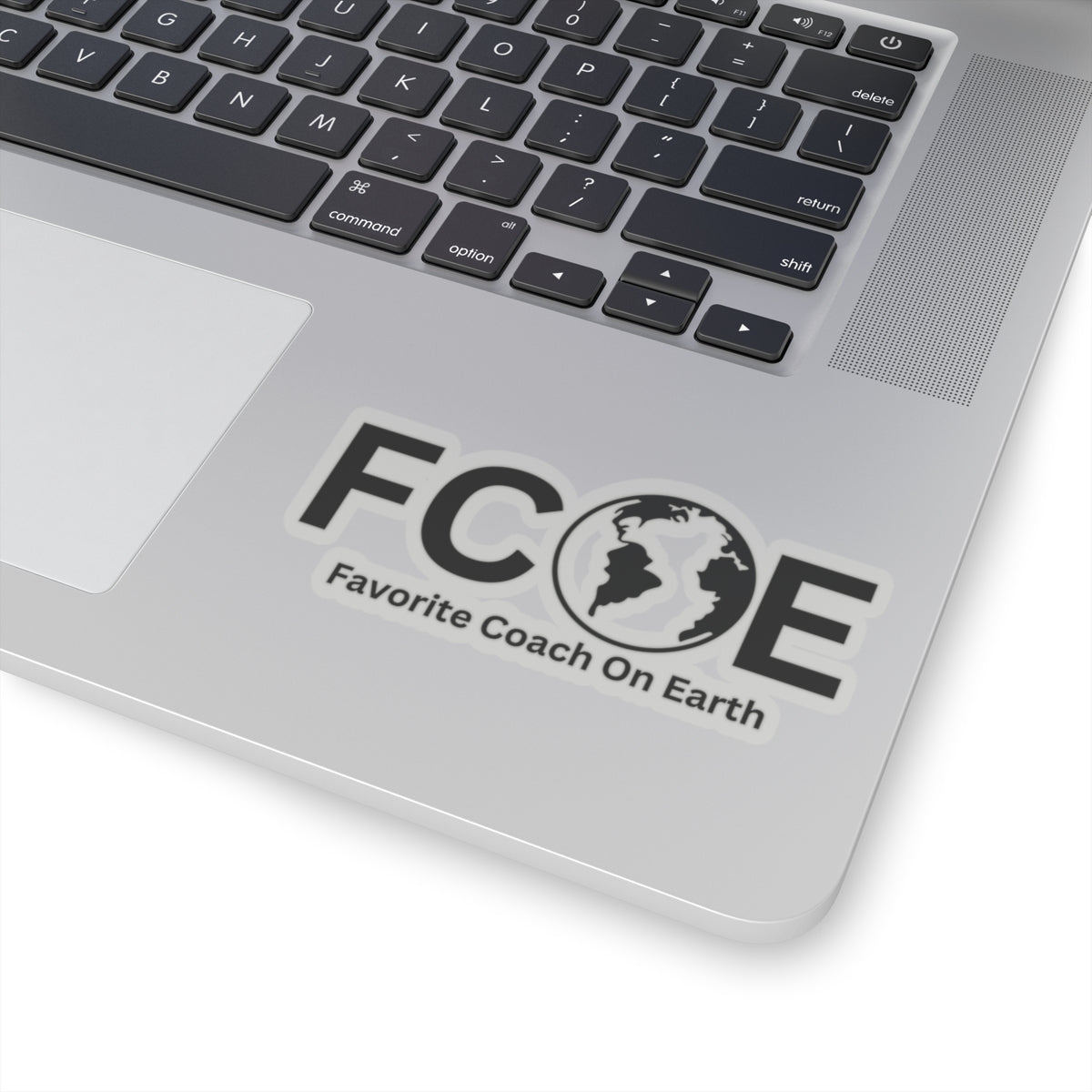 Favorite Coach On Earth (FCOE) Kiss-Cut Stickers - Custom Vinyl Stickers for Creative Decor