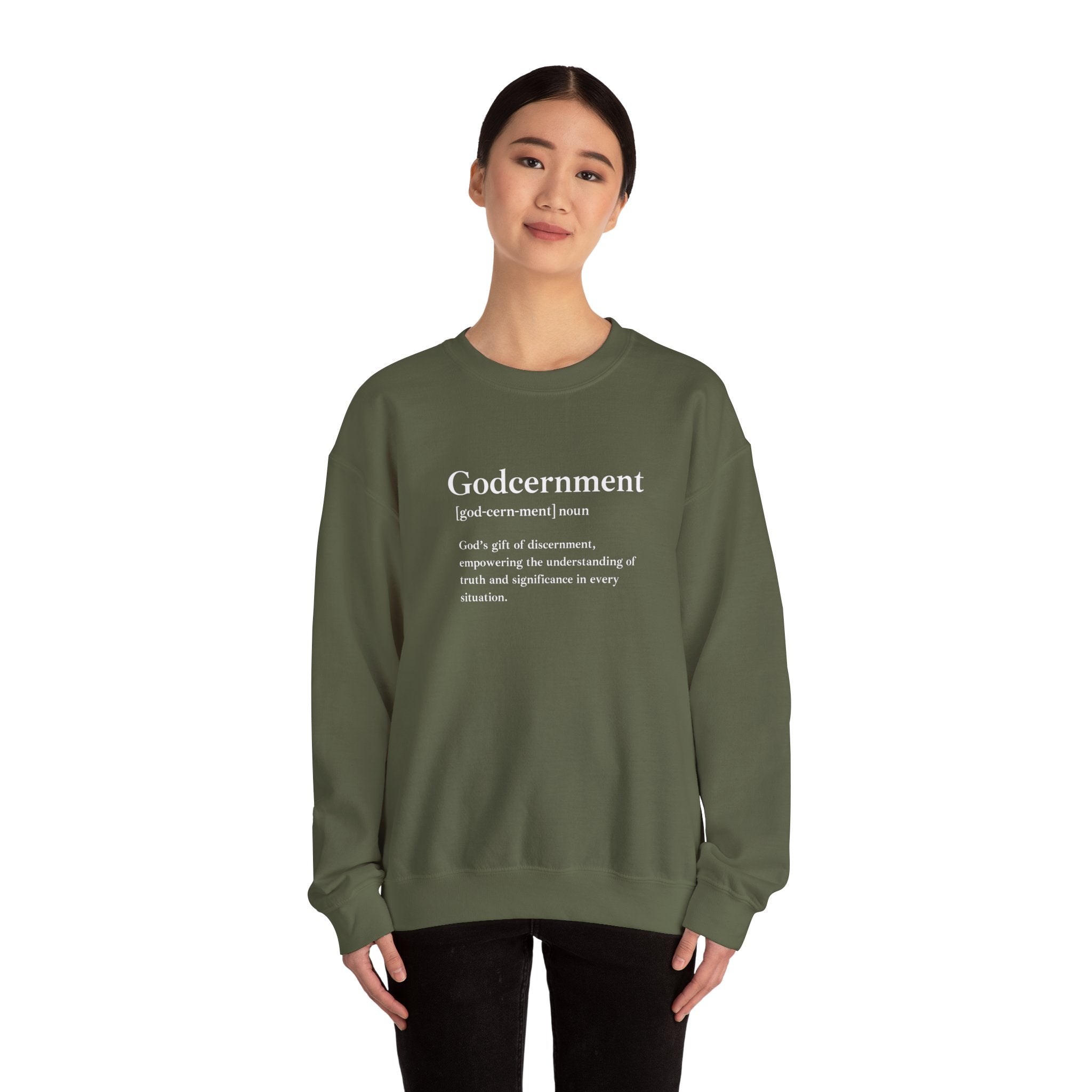 Godcernment Unisex Heavy Blend™ Crewneck Sweatshirt