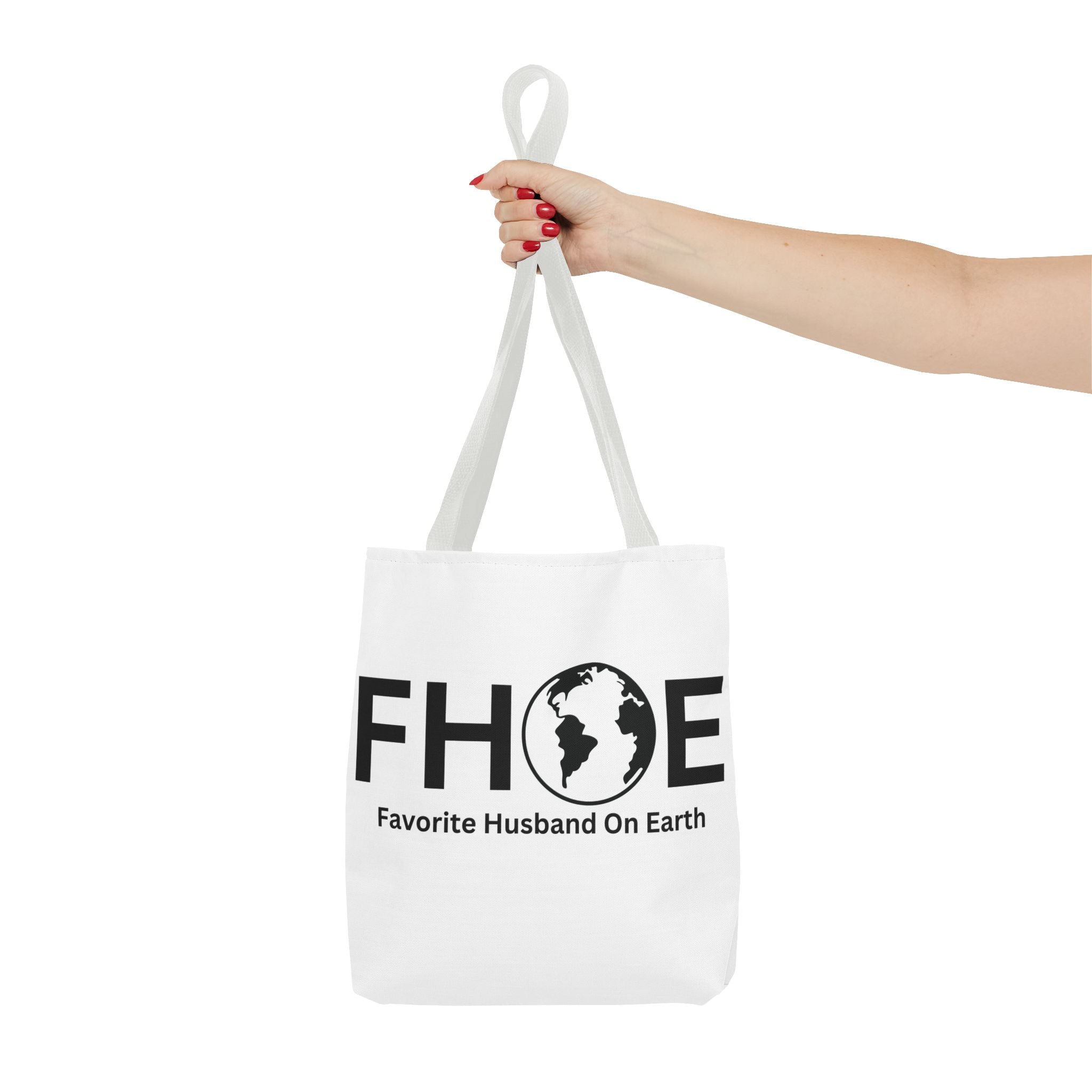 Favorite Husband On Earth (FHOE) Tote Bag - Custom Printed Stylish and Functional Tote