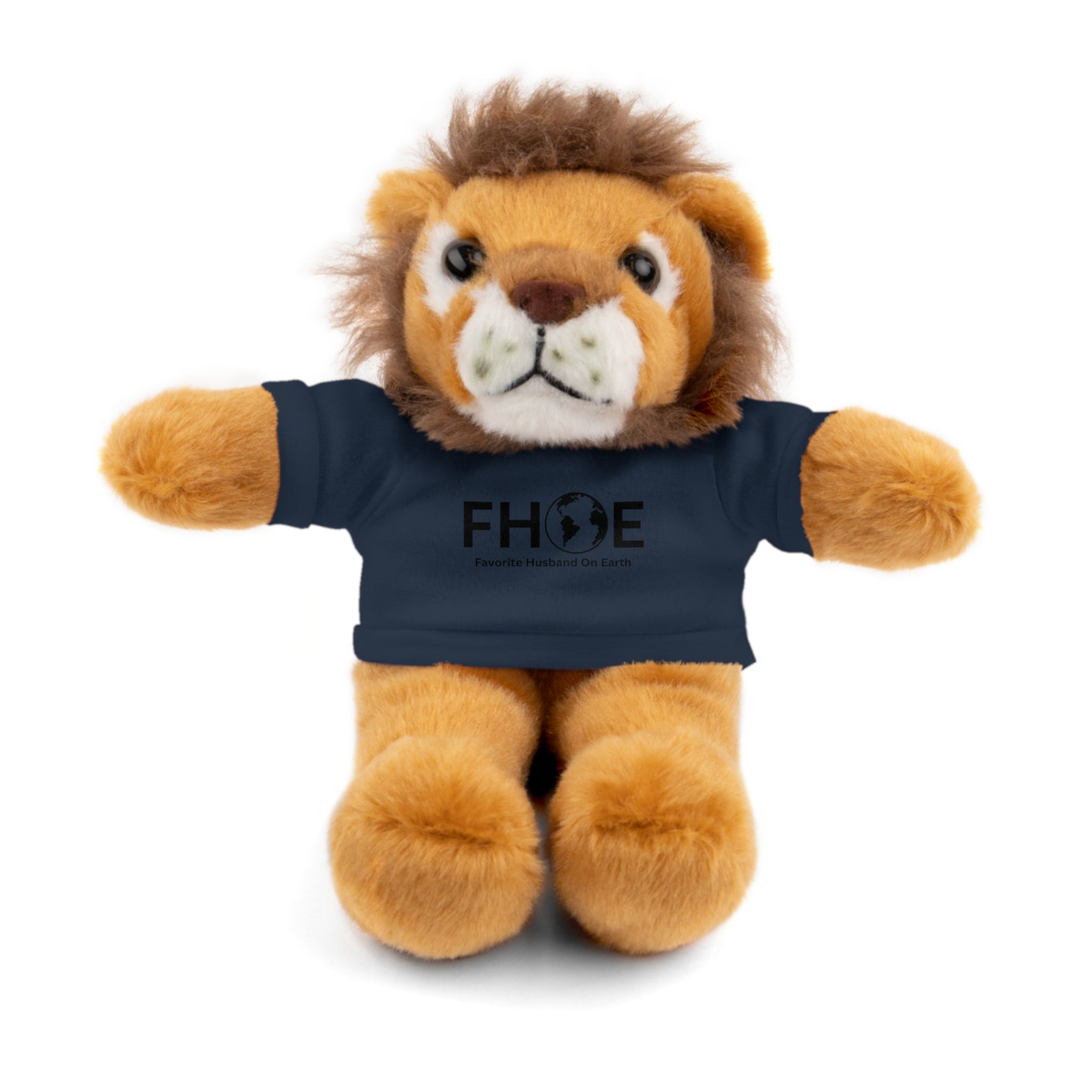 Stuffed Animal Gift – Favorite Husband on Earth (FHOE)– Customizable T-Shirt & Animal