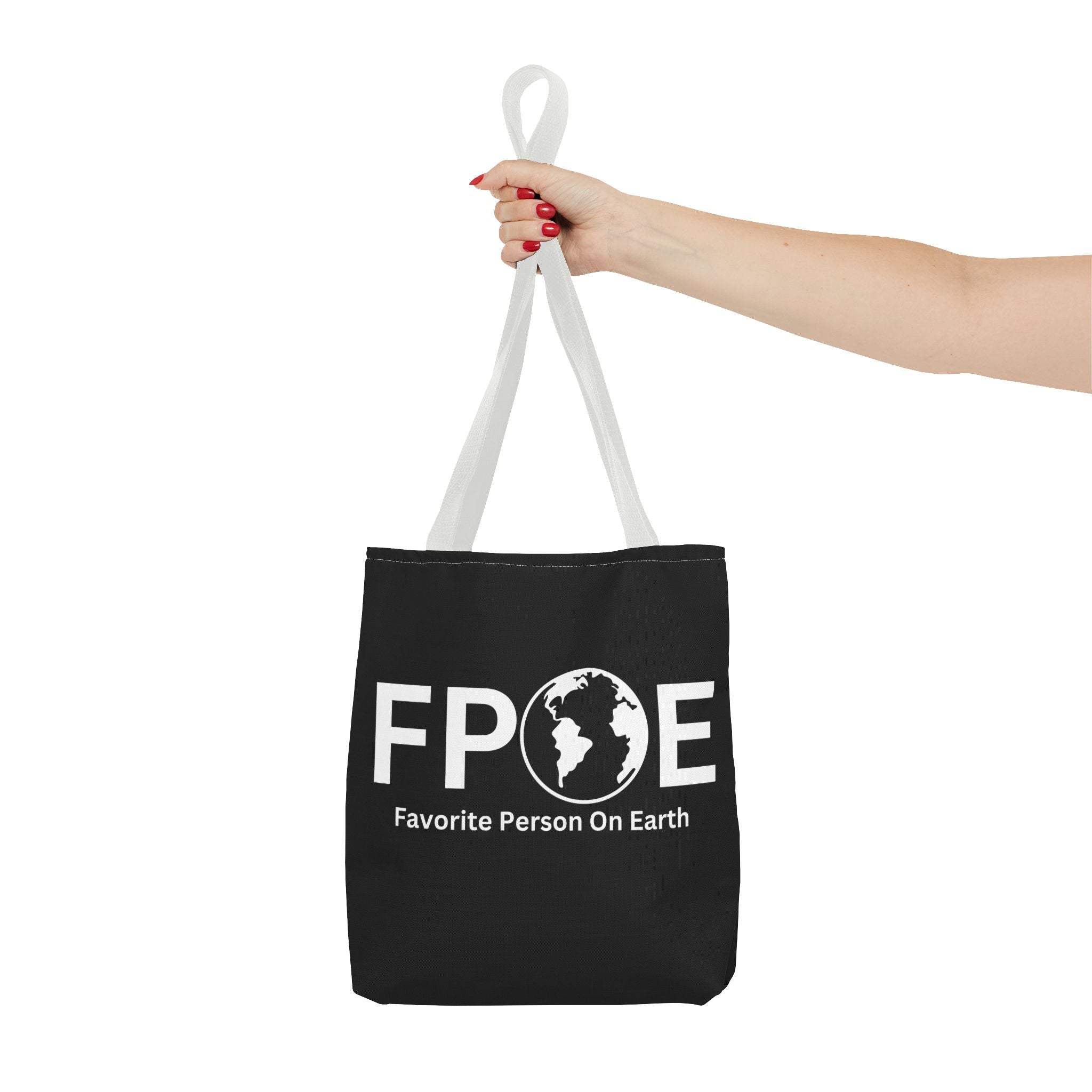 Favorite Person On Earth (FPOE) Tote Bag - Custom Printed Stylish and Functional Tote