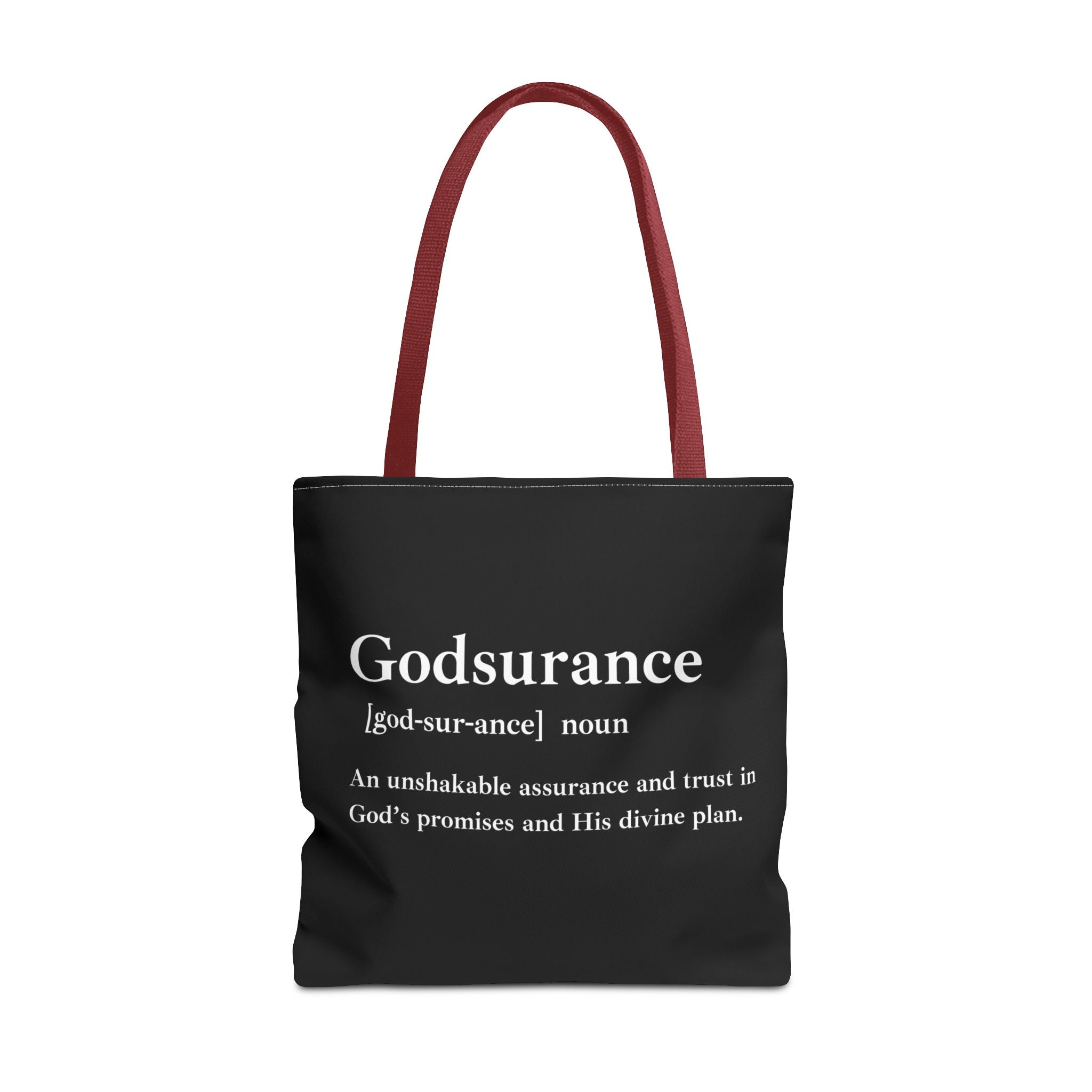 Godsurance Tote Bag - Custom Printed Stylish and Functional Tote