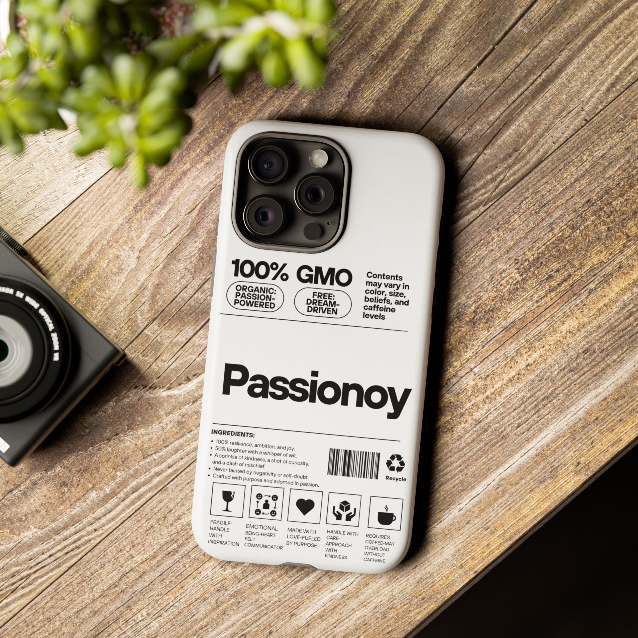 Passionoy Label Tough Cases - Custom Protective Phone Cases for iPhone, Samsung Galaxy, and Google Pixel