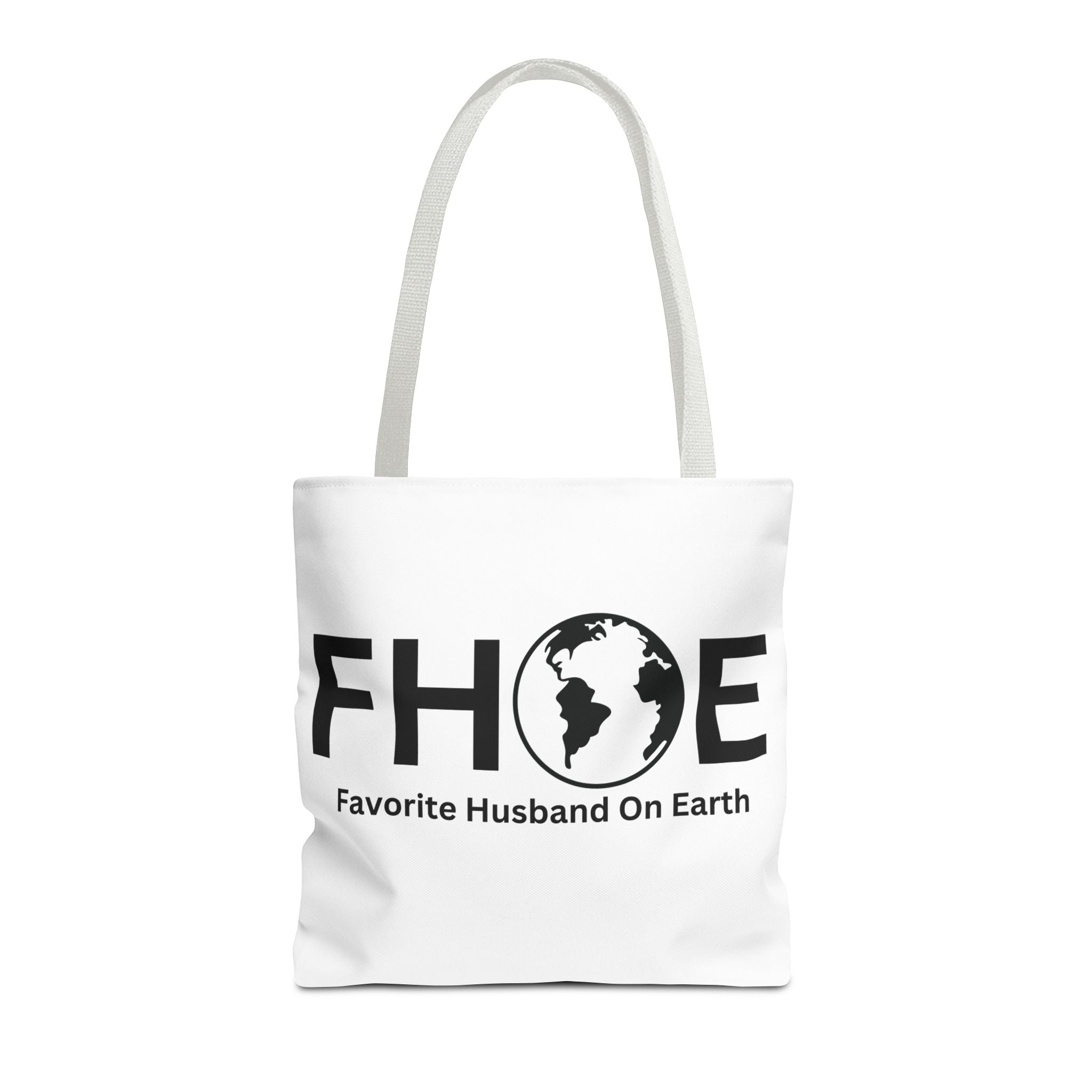 Favorite Husband On Earth (FHOE) Tote Bag - Custom Printed Stylish and Functional Tote