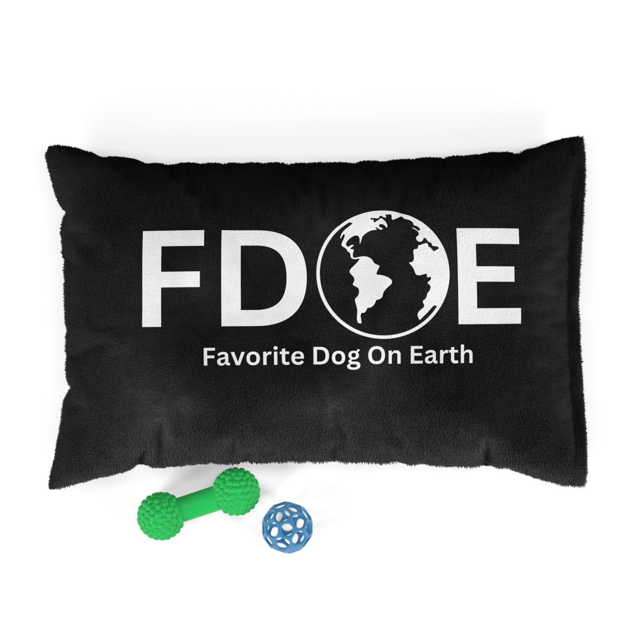 Favorite Dog On Earth (FDOE) Custom Pet Bed - Cozy and Stylish Dog Nest