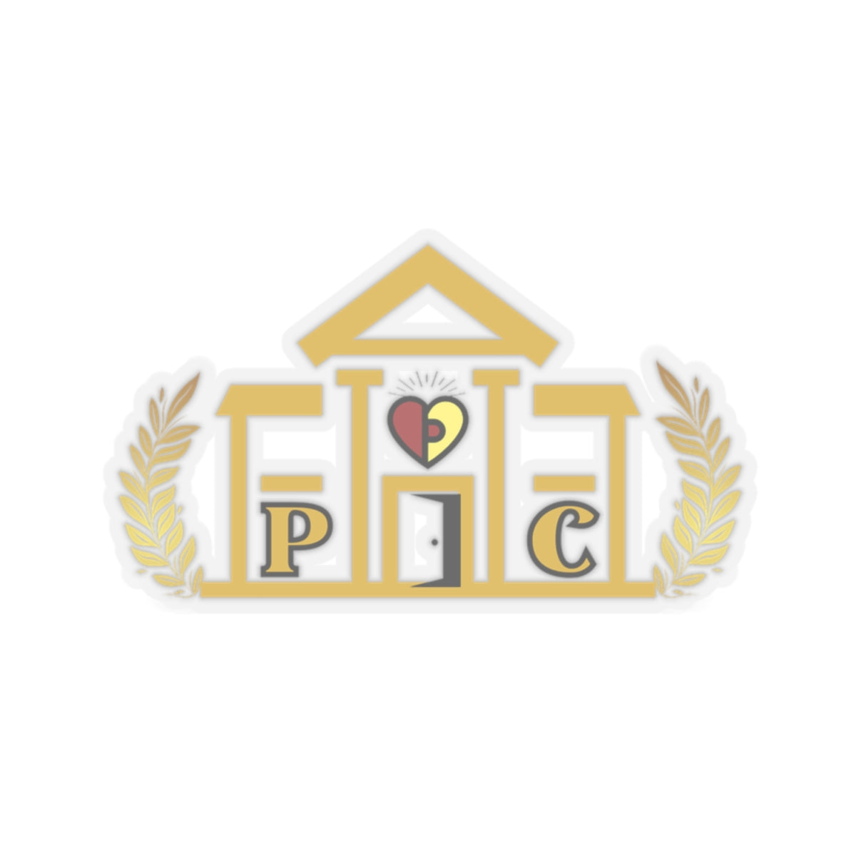 Passionoy Clubhouse Logo Kiss-Cut Stickers - Custom Vinyl Stickers for Creative Decor