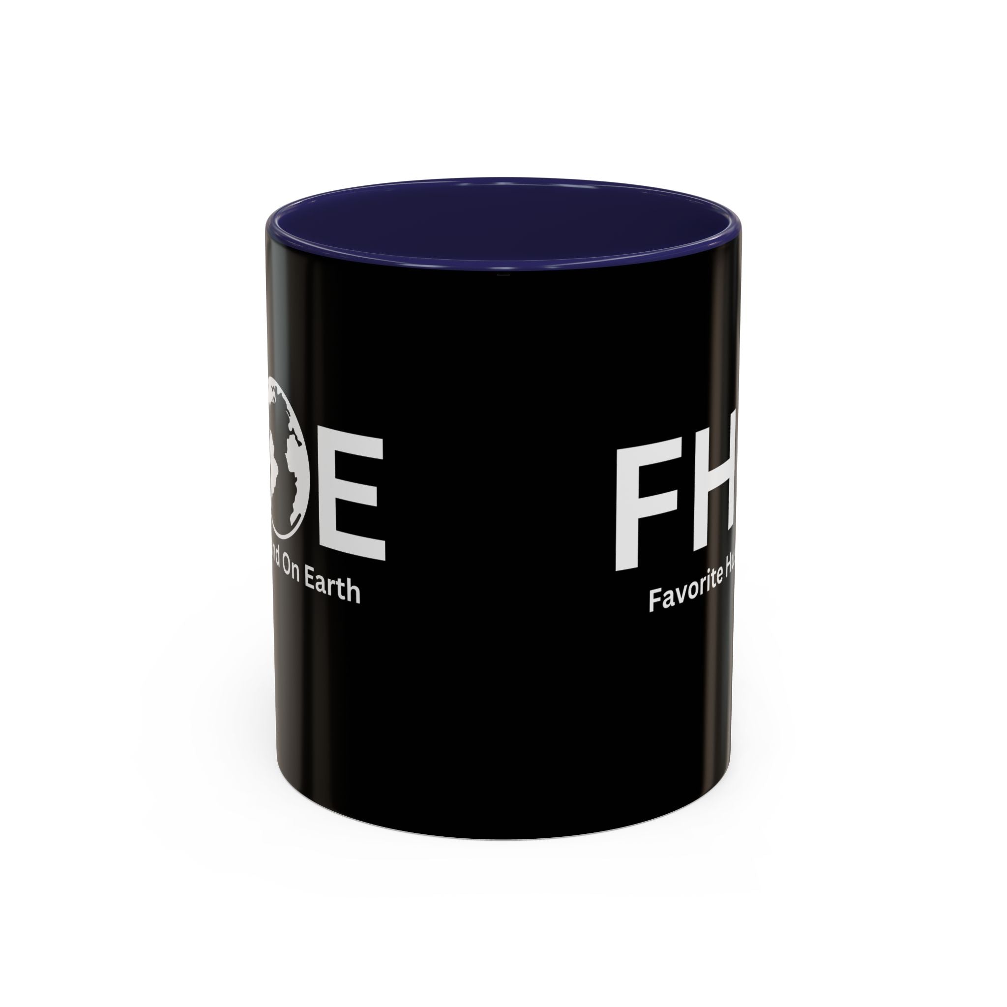 Favorite Husband On Earth (FHOE) Accent Coffee Mug (11oz, 15oz)