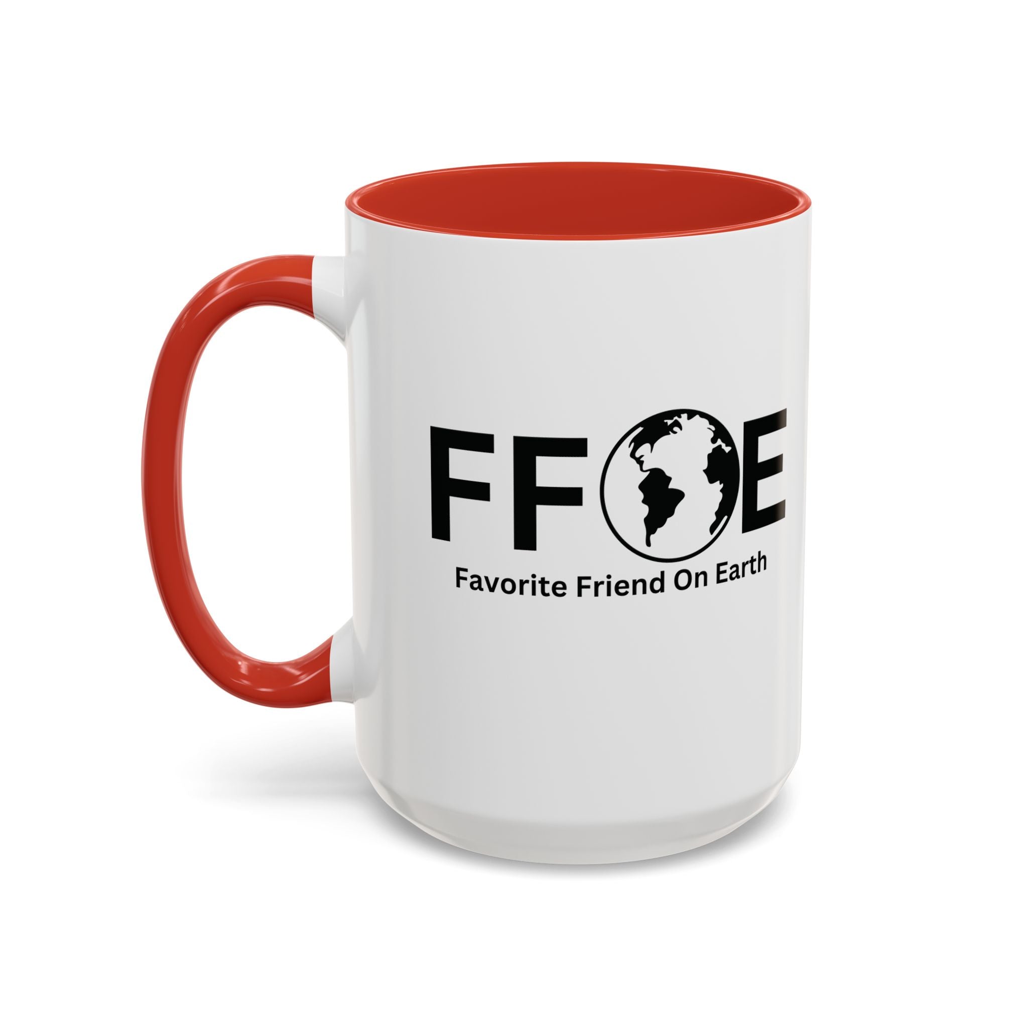 Favorite Friend On Earth (FFOE) Accent Coffee Mug (11oz, 15oz)