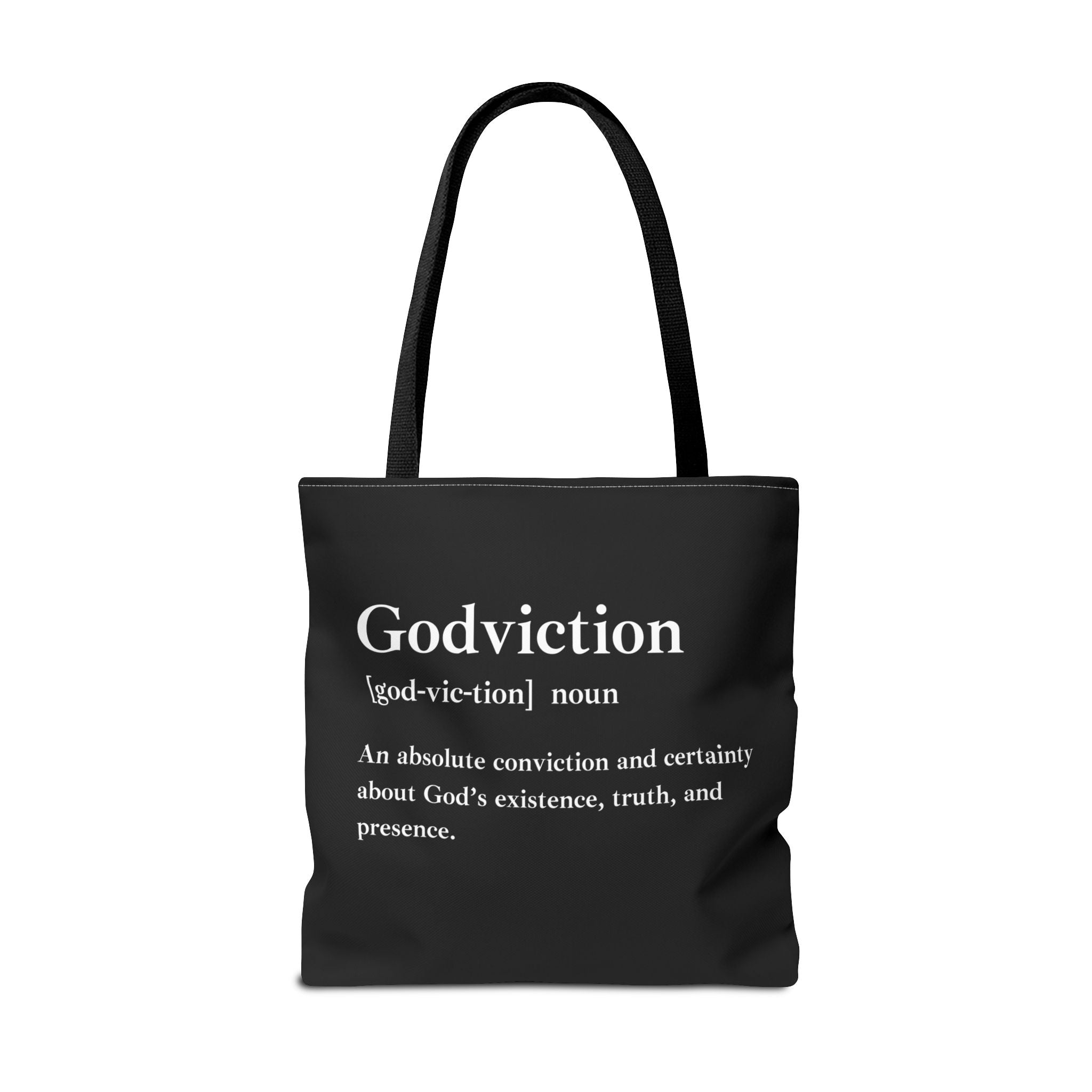 Godviction Tote Bag - Custom Printed Stylish and Functional Tote