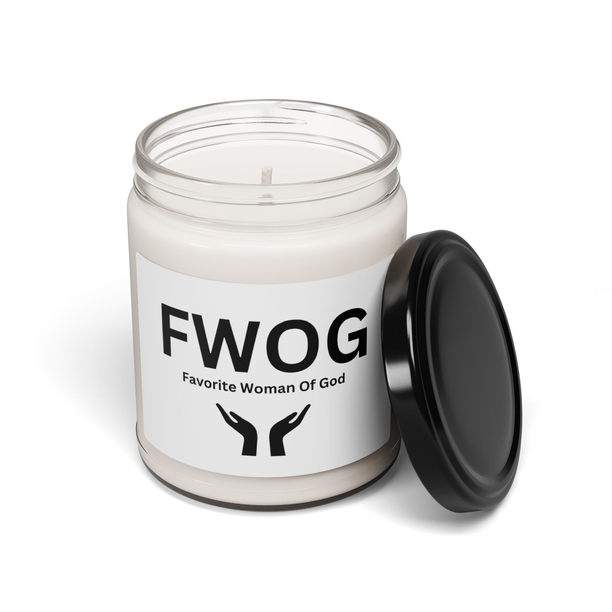 Favorite Woman of God (FWOG) Scented Soy Candle - 9oz Natural Wax Candle with Custom Label