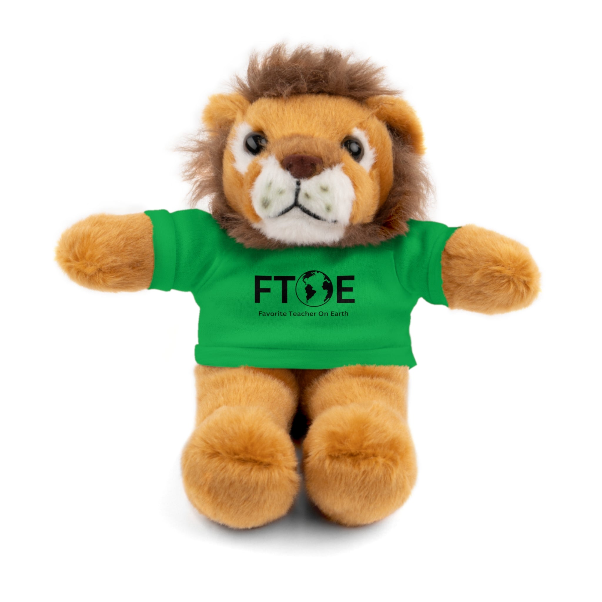 Stuffed Animal Gift – Favorite Teacher on Earth (FTOE) – Customizable T-Shirt & Animal