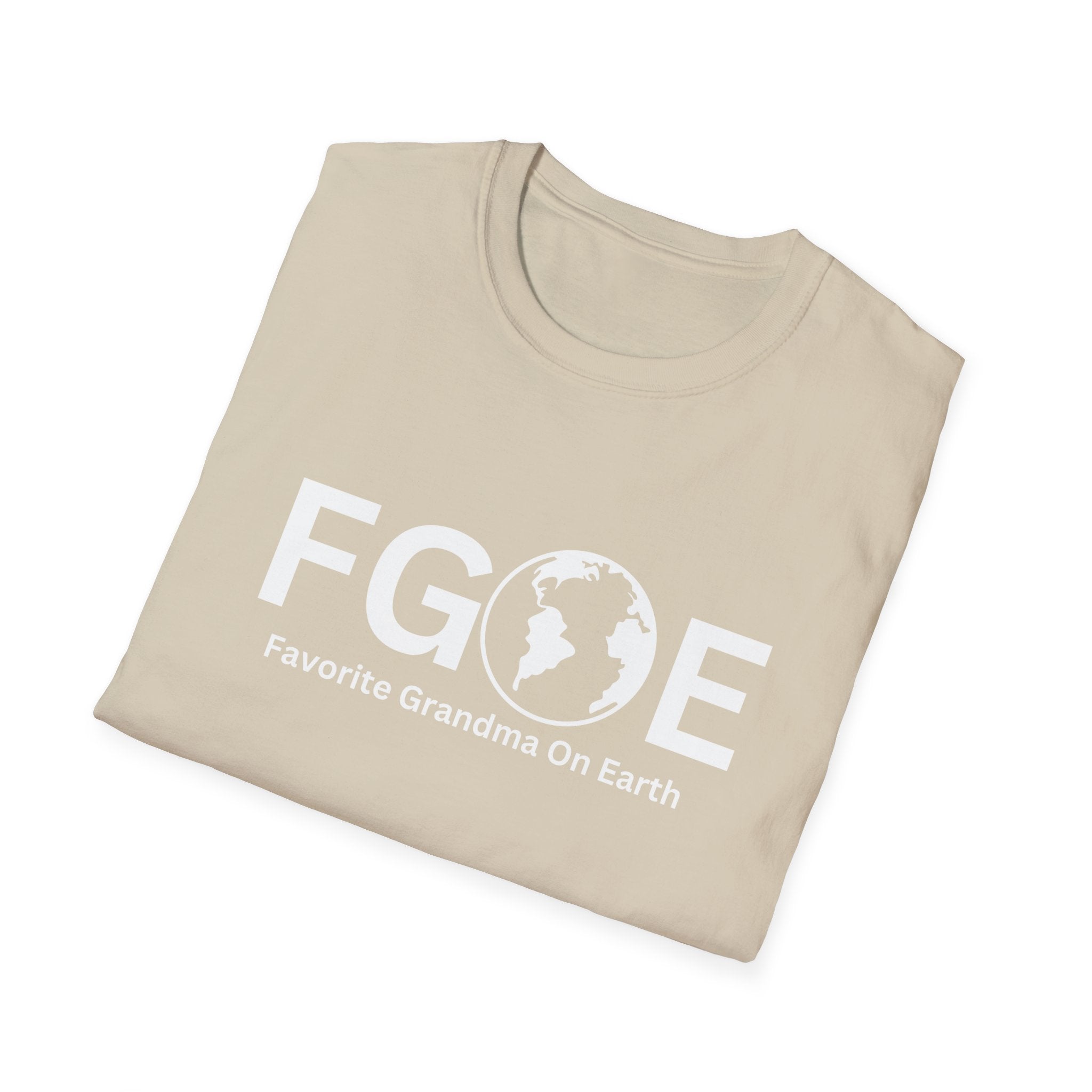 Favorite Grandma on Earth T-Shirt - (FGOE) Logo Tee for Women