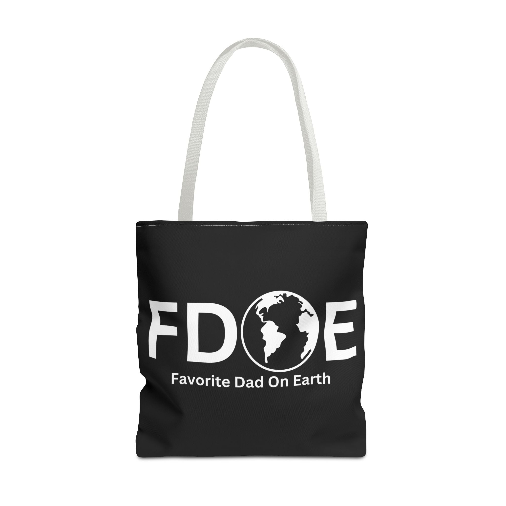Favorite Dad On Earth (FDOE) Tote Bag- Custom Printed Stylish and Functional Tote