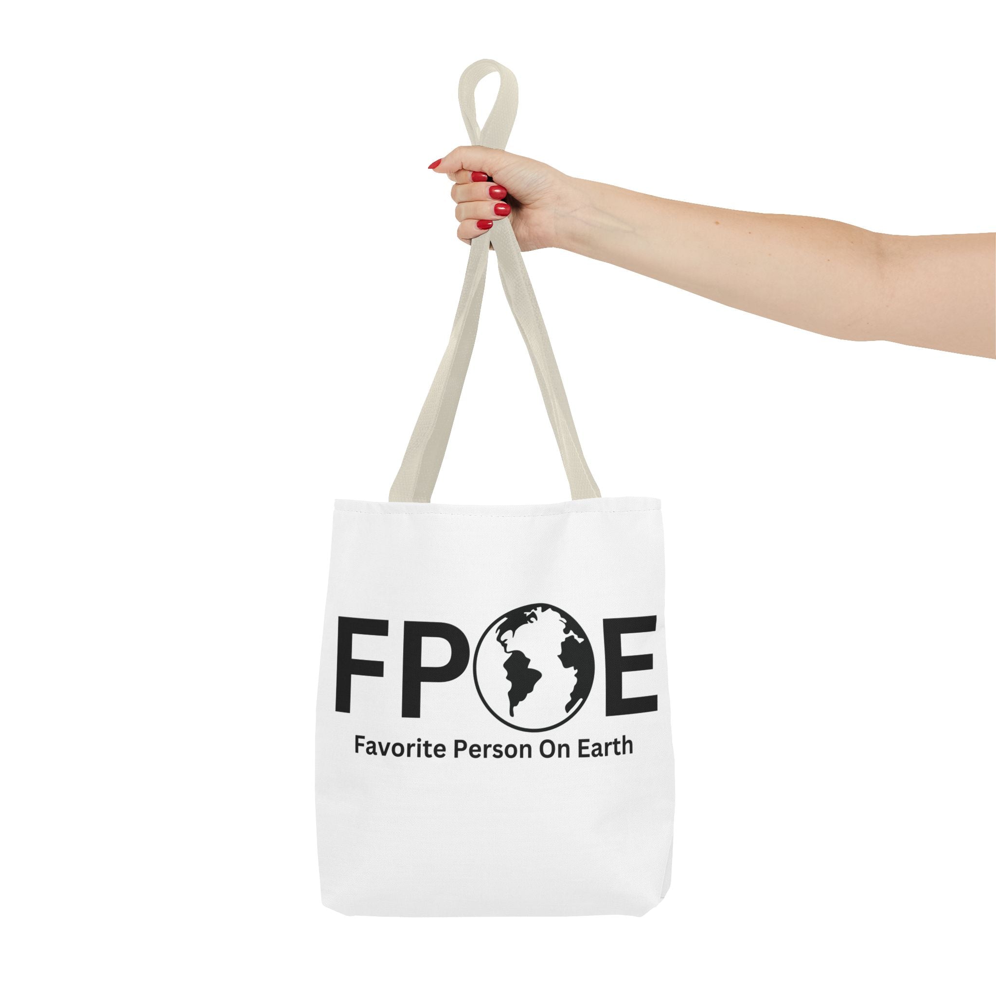 Favorite Person On Earth (FPOE) Tote Bag - Custom Printed Stylish and Functional Tote