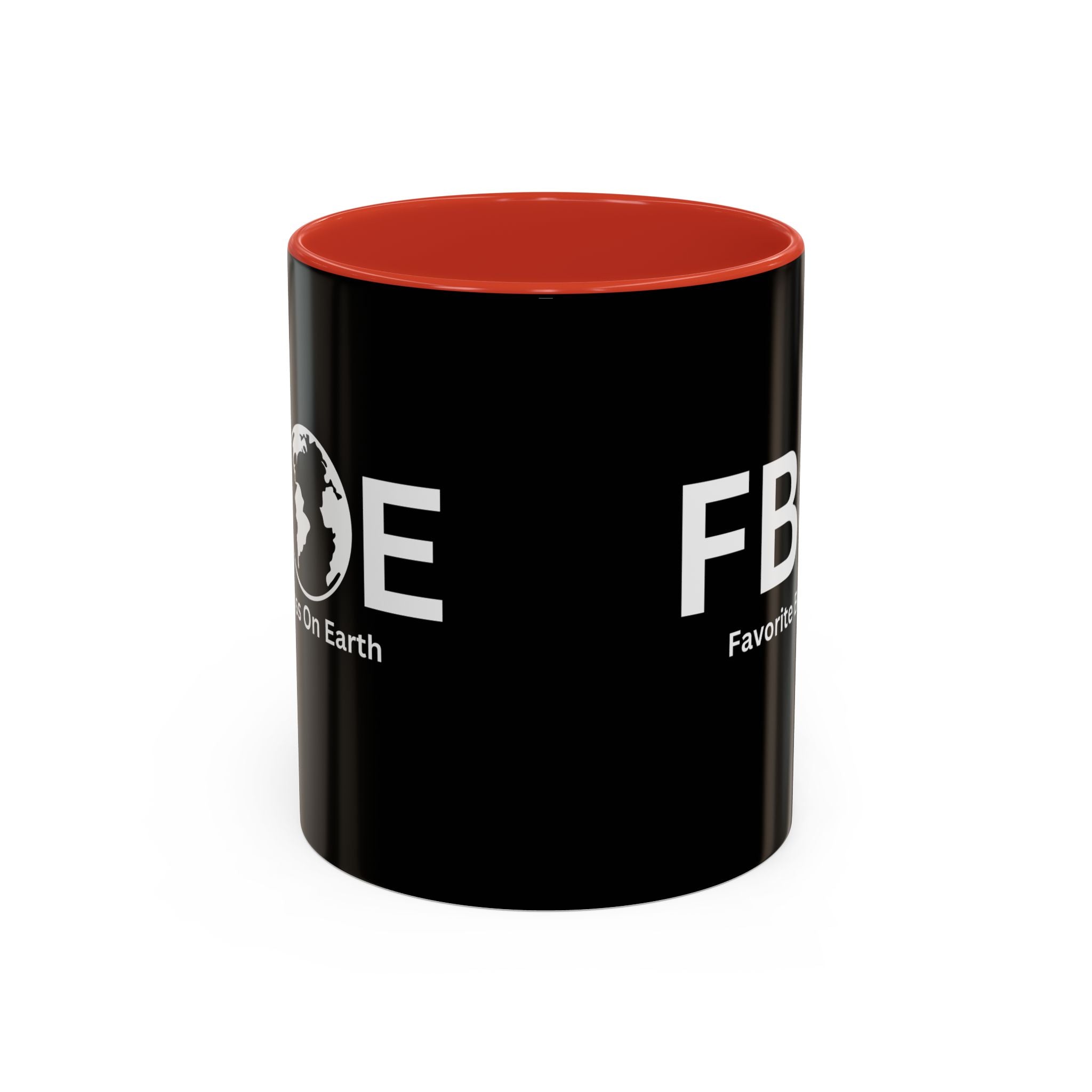 Favorite Boss On Earth (FBOE) Accent Coffee Mug (11oz, 15oz)