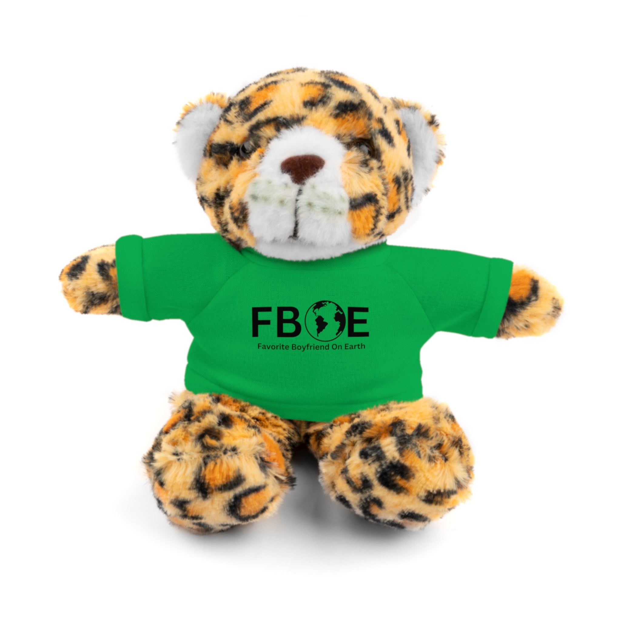 Stuffed Animal Gift – Favorite Boyfriend on Earth (FBOE)– Customizable T-Shirt & Animal