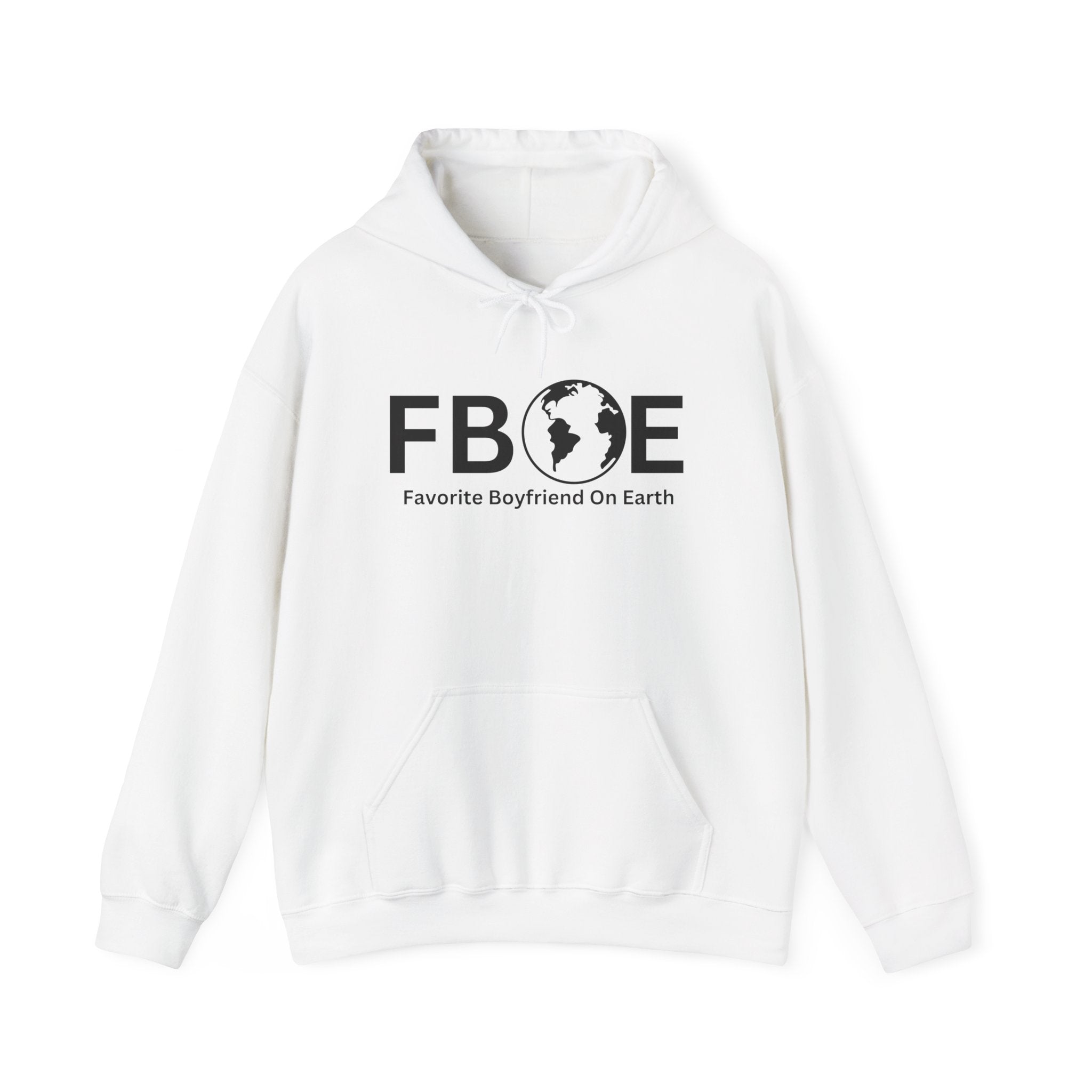 Favorite Boyfriend On Earth (FBOE) Unisex Heavy Blend™ Hooded Sweatshirt – Cozy Cotton-Polyester Hoodie